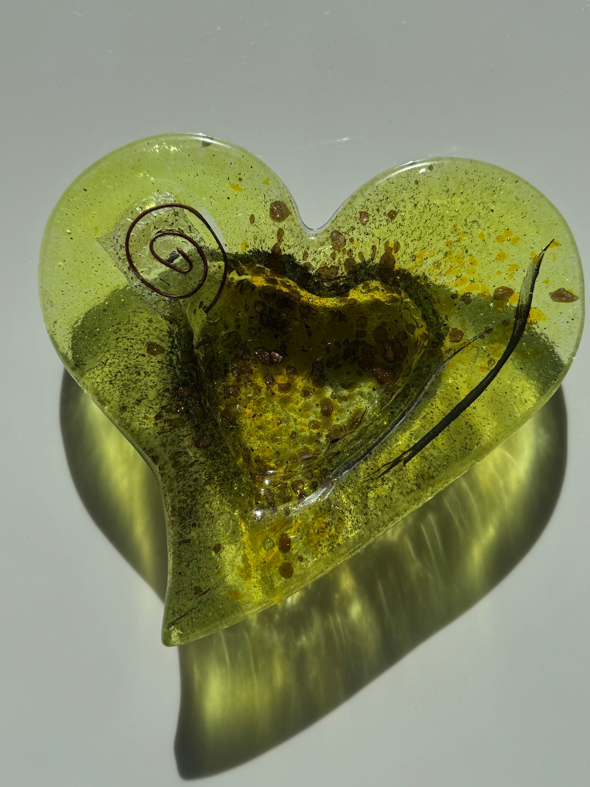 Citrus Heart Tealight Dish