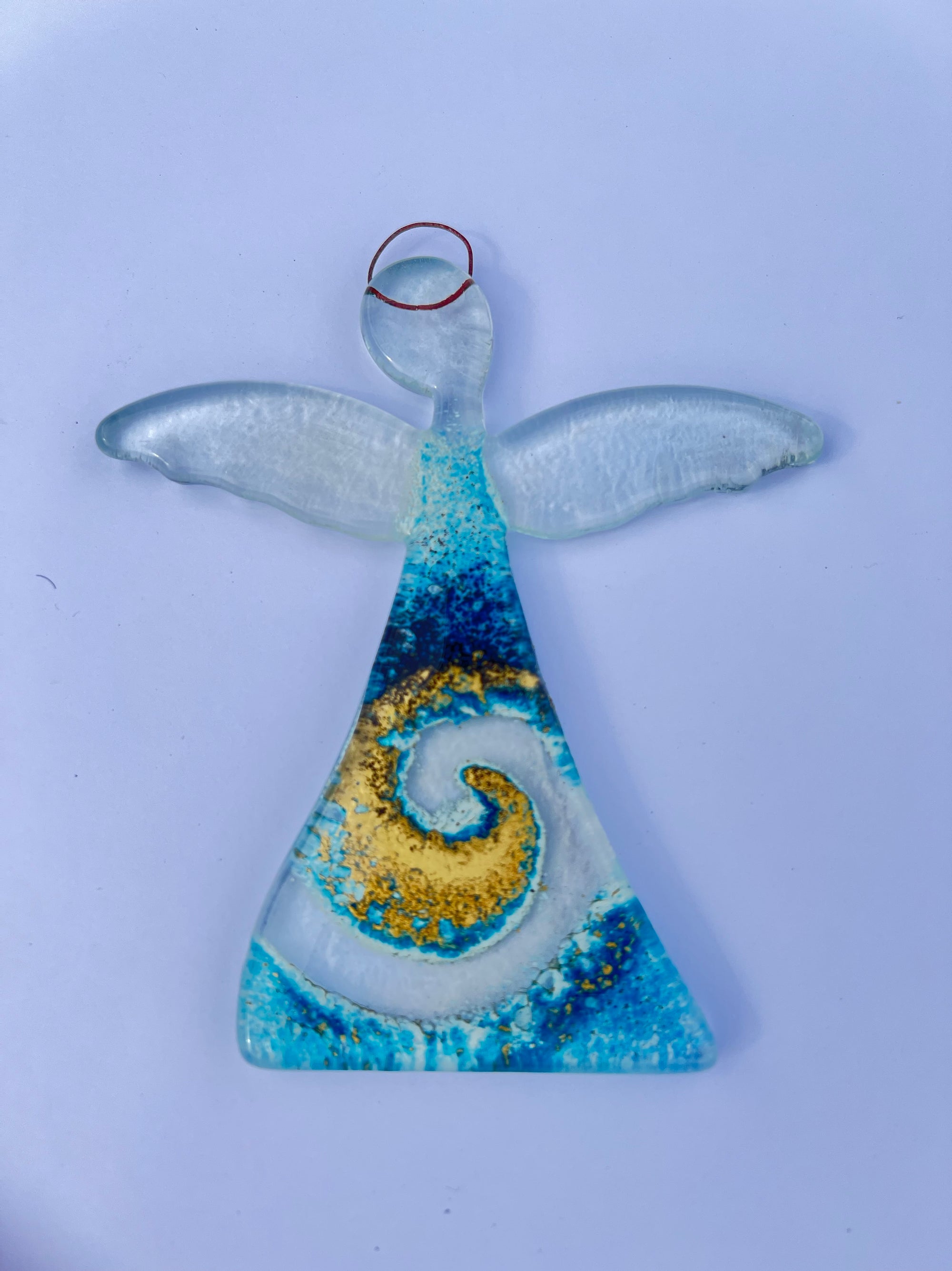 Angel - Blue & Gold (Hanging Decoration)