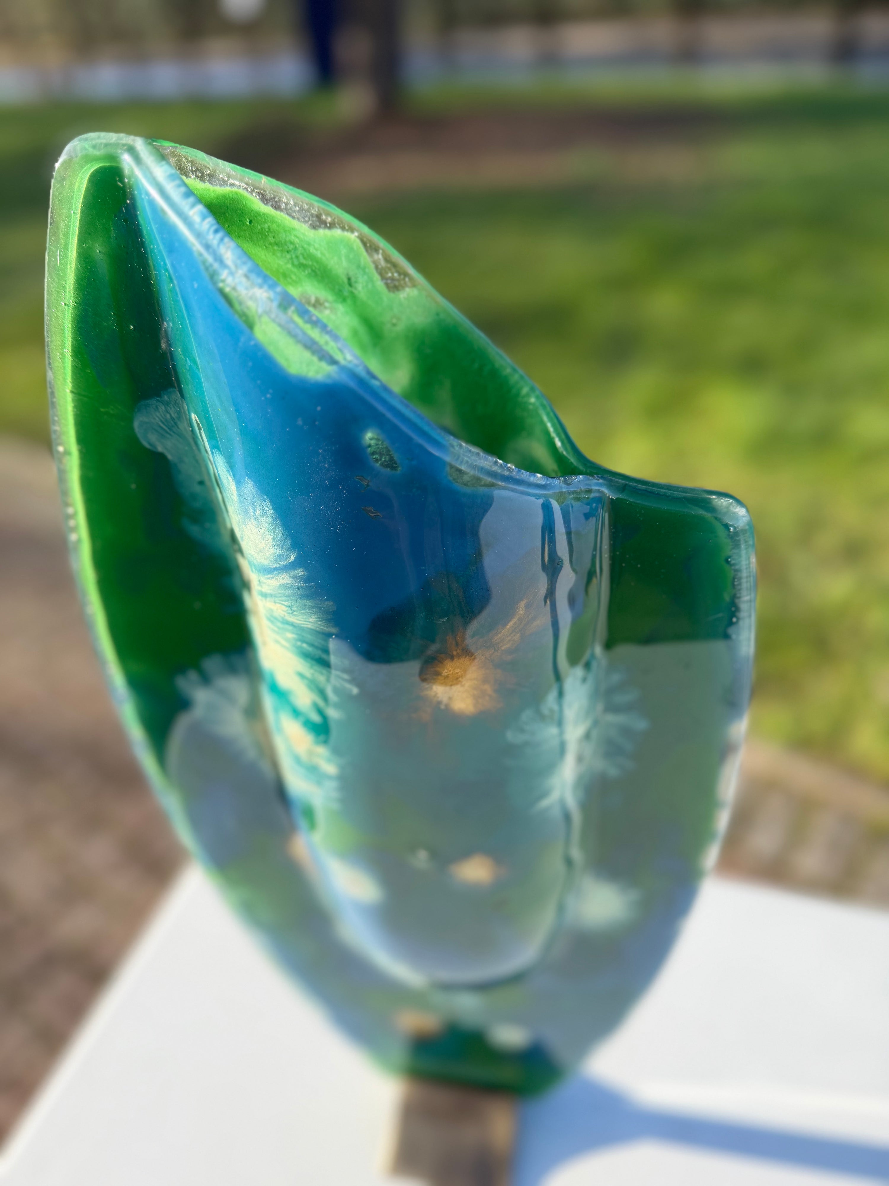 Sea Breeze Oval Vase