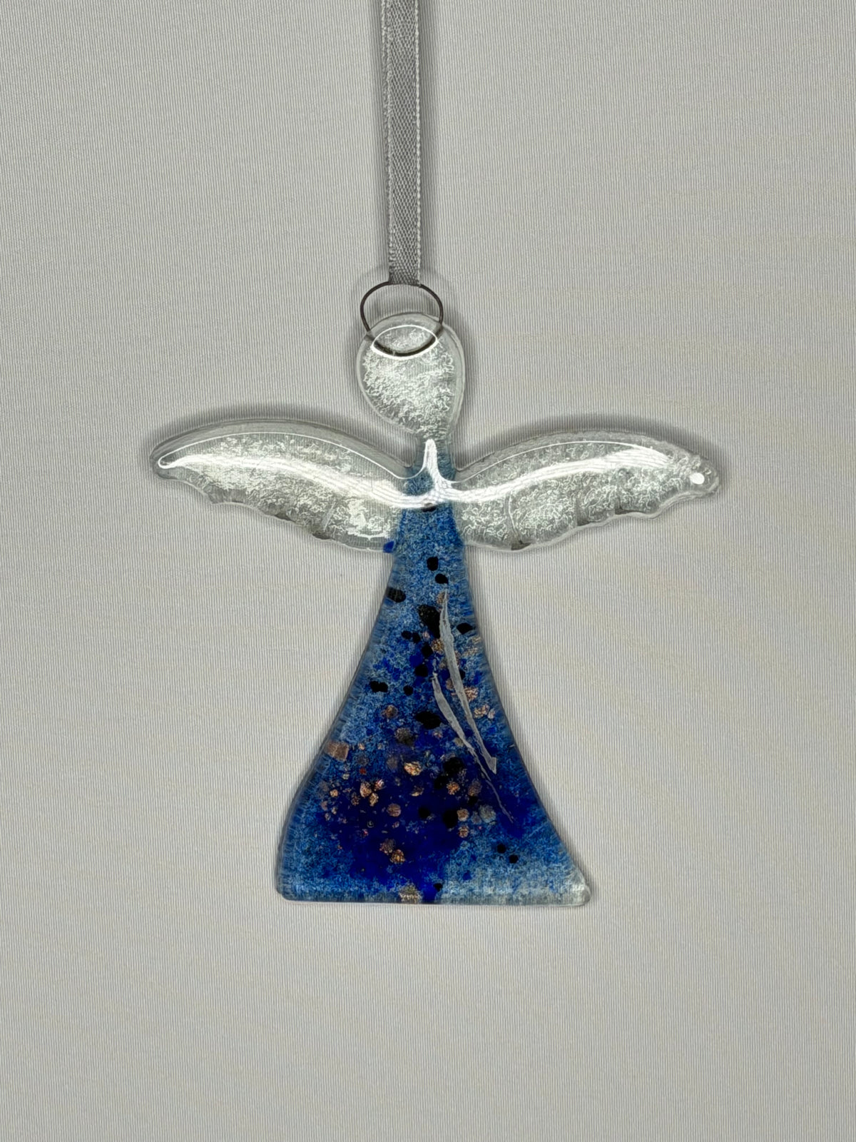 Angel - Blue & Platinum (Hanging Decoration)