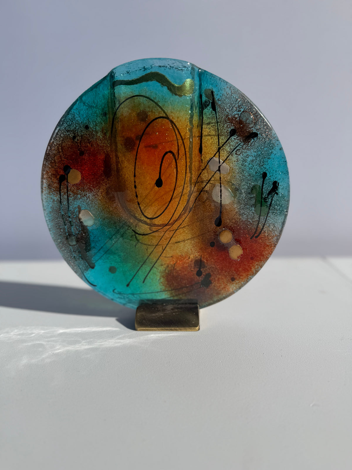 Mediterranean Round Mini Vase