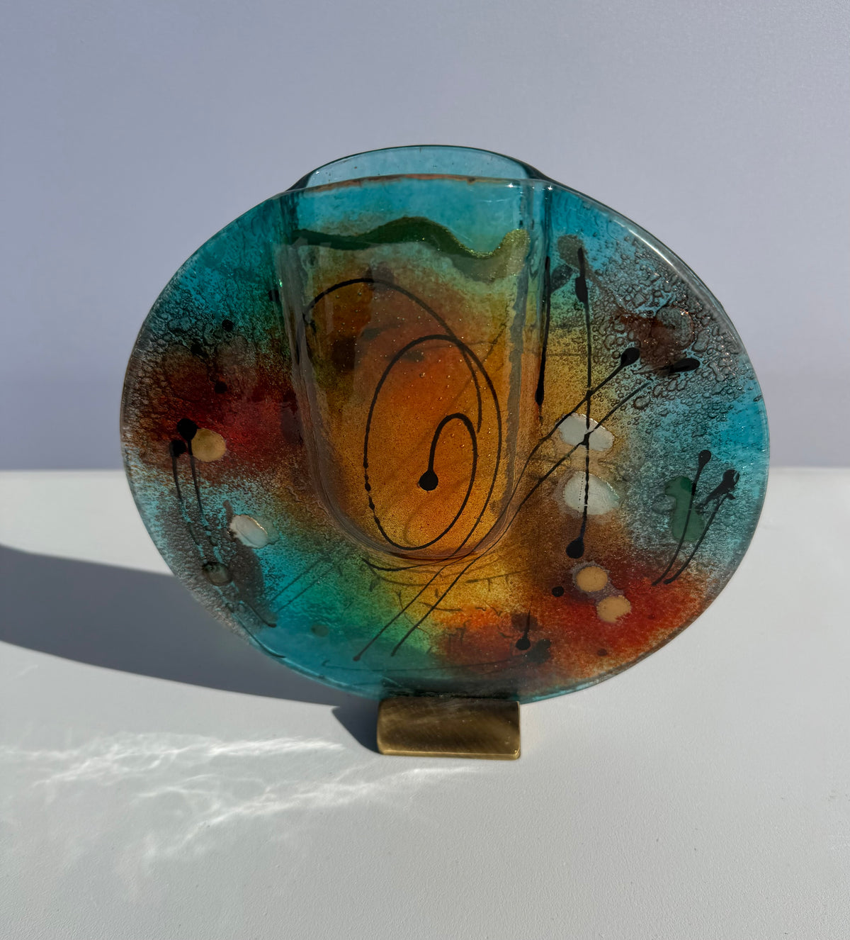 Mediterranean Round Mini Vase