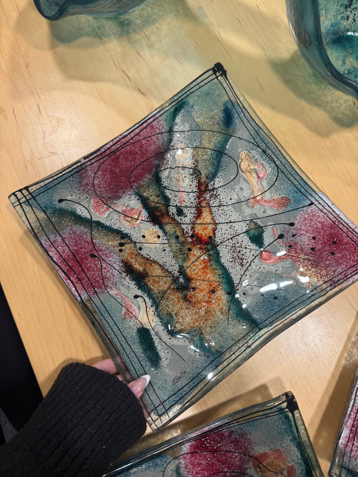 Galaxy Square Plate