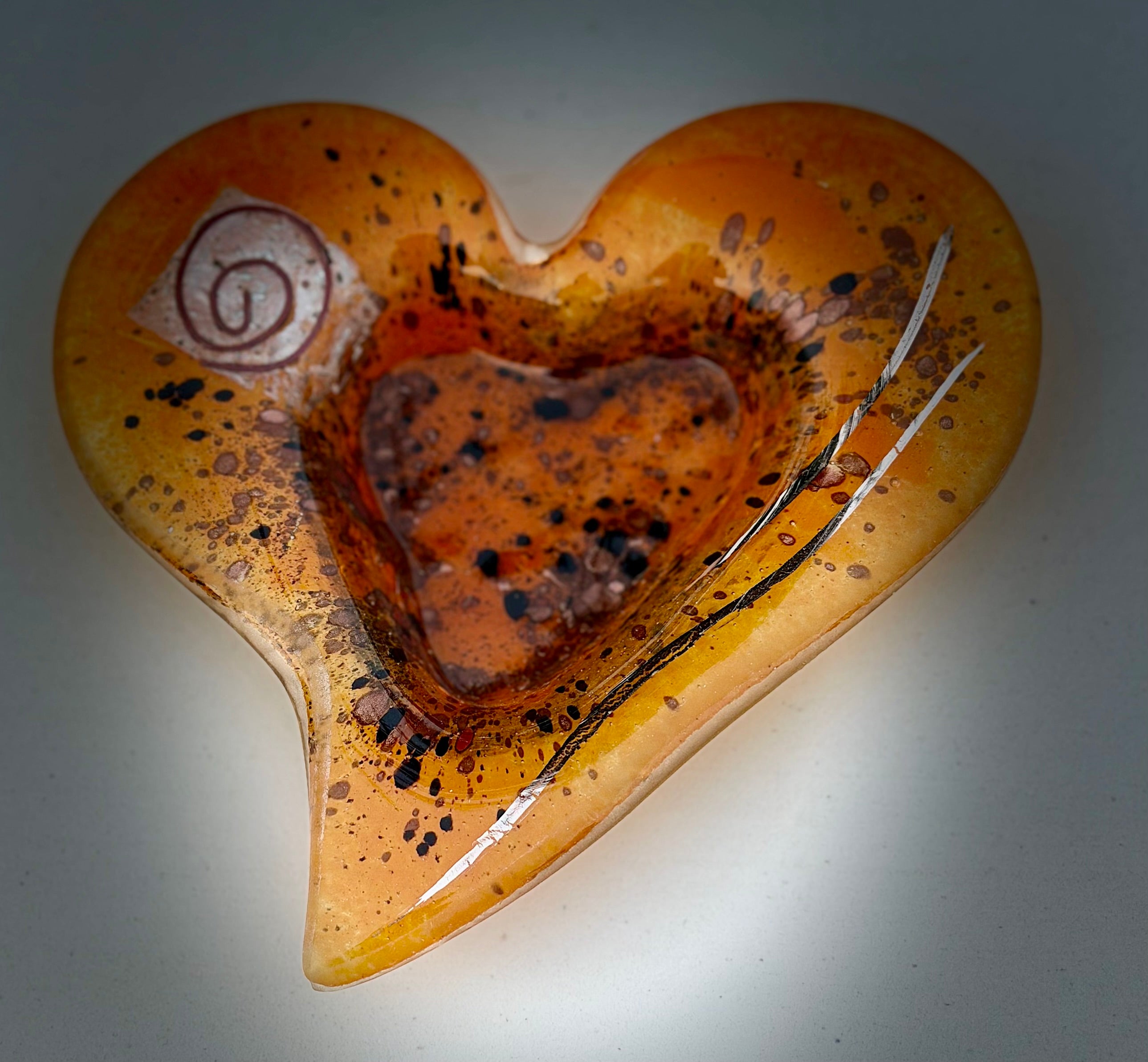 Satsuma Heart Tealight Dish