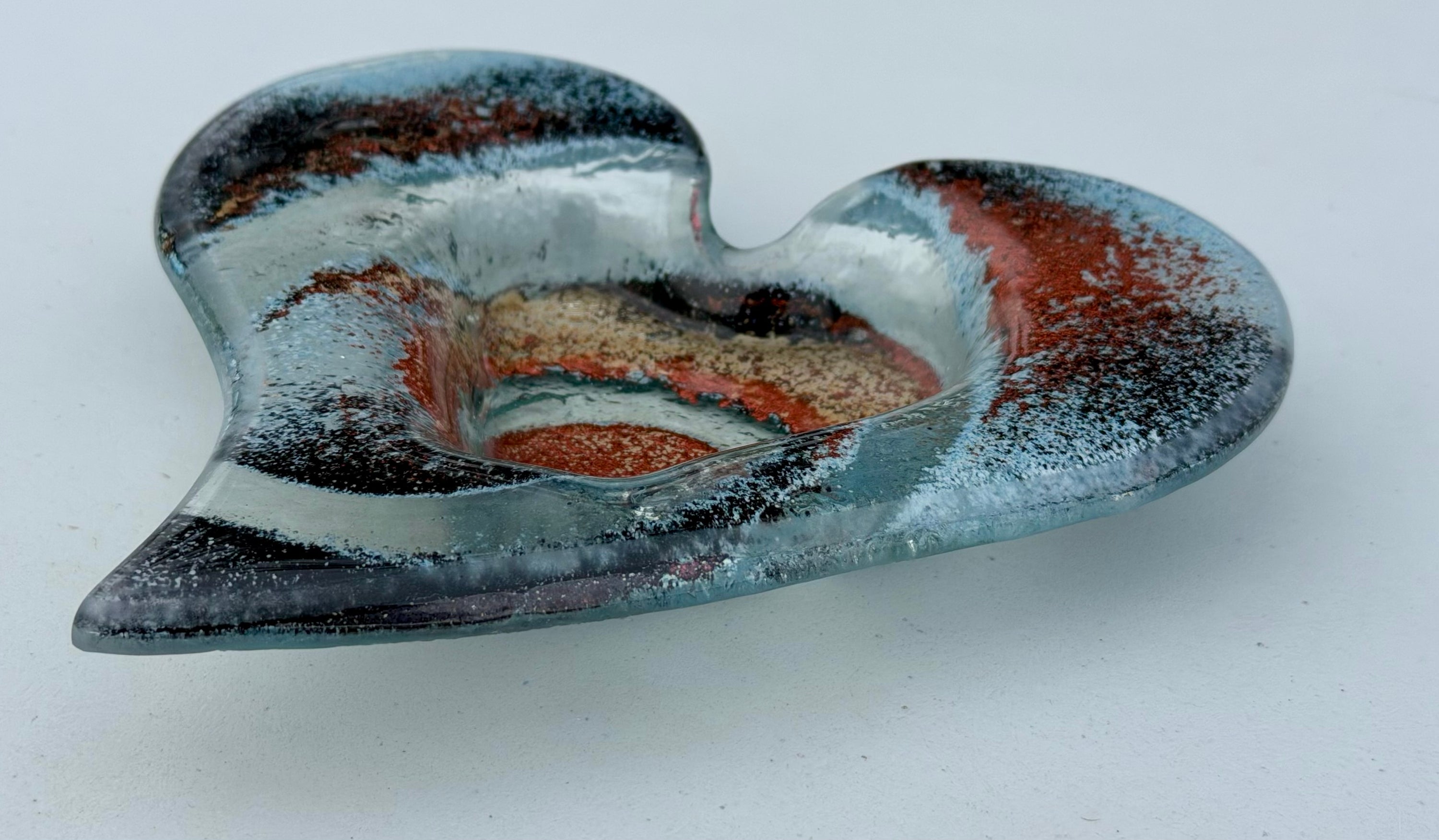 Nefeli Copper Heart Tealight Dish