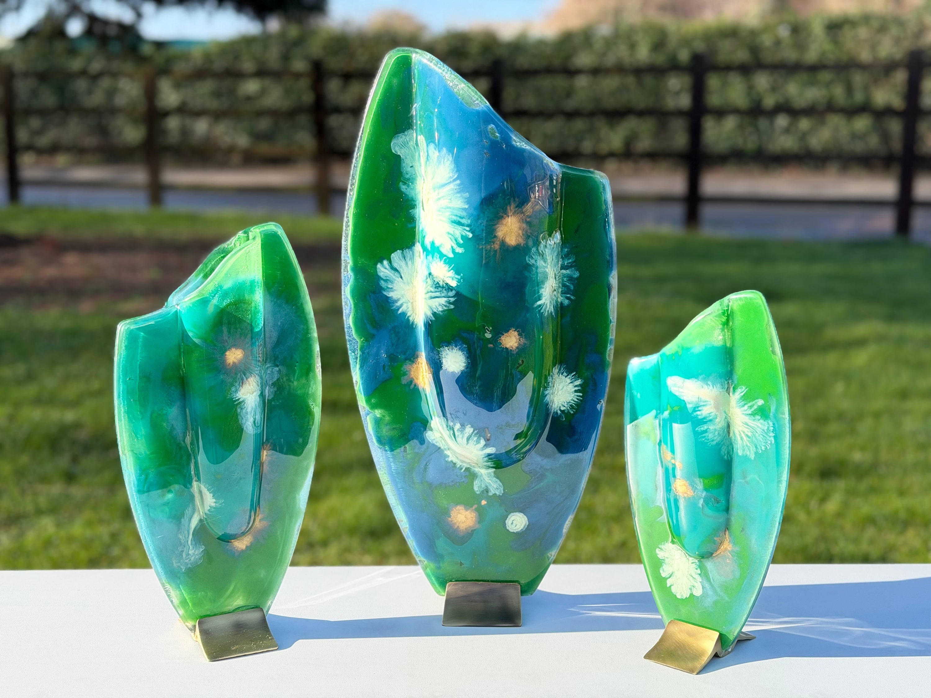 Sea Breeze Oval Vase