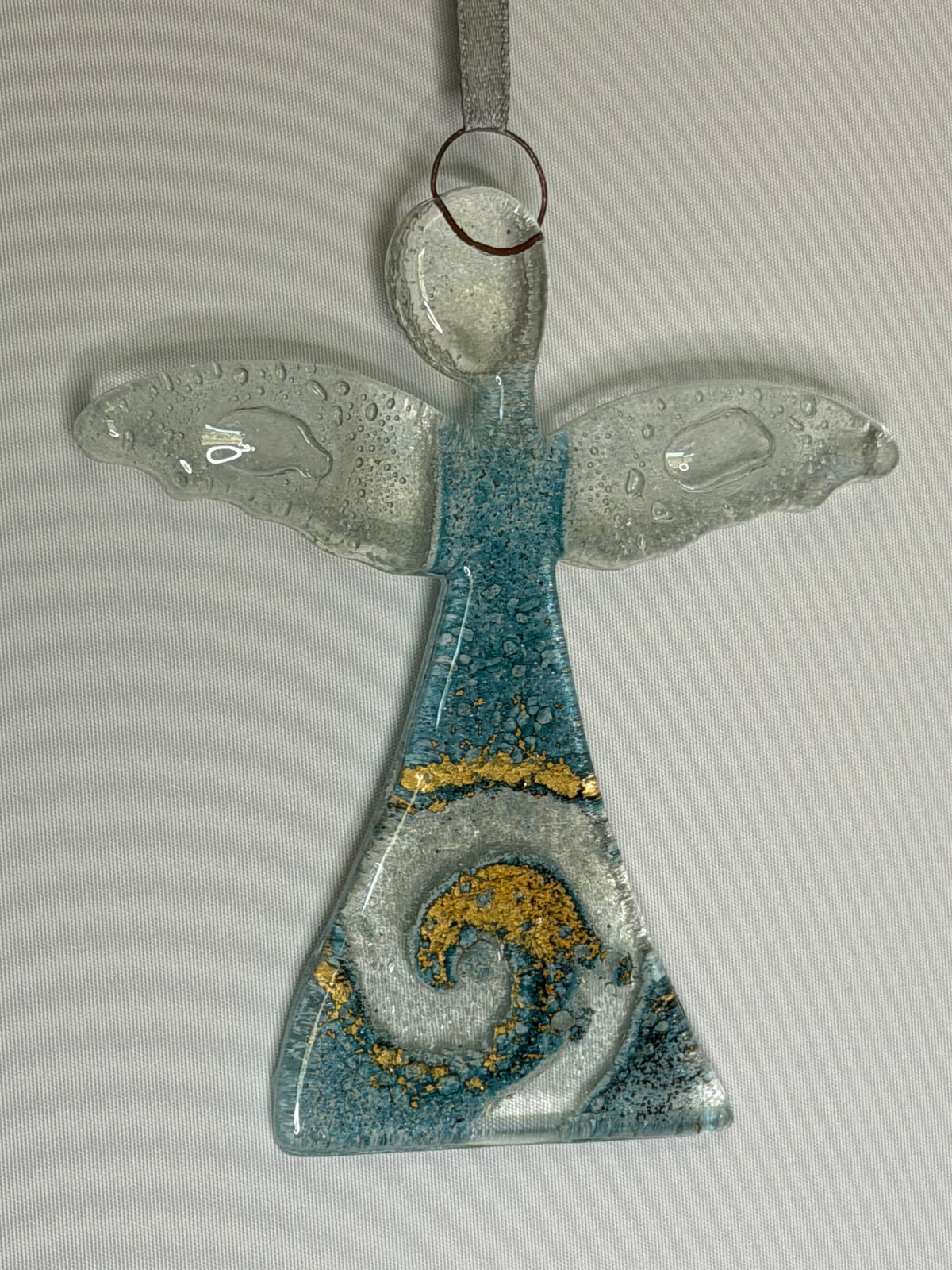 Angel - Blue & Gold (Hanging Decoration)