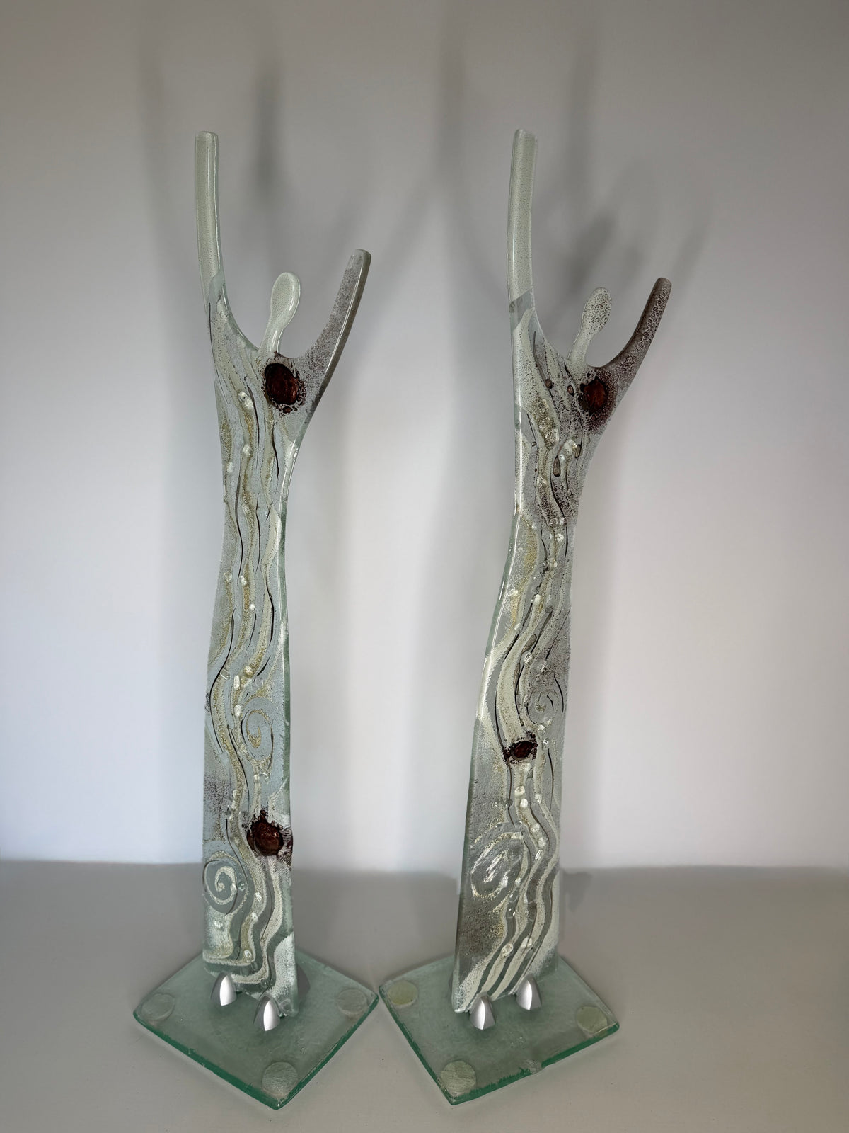 Fused Glass Statue - Crystal