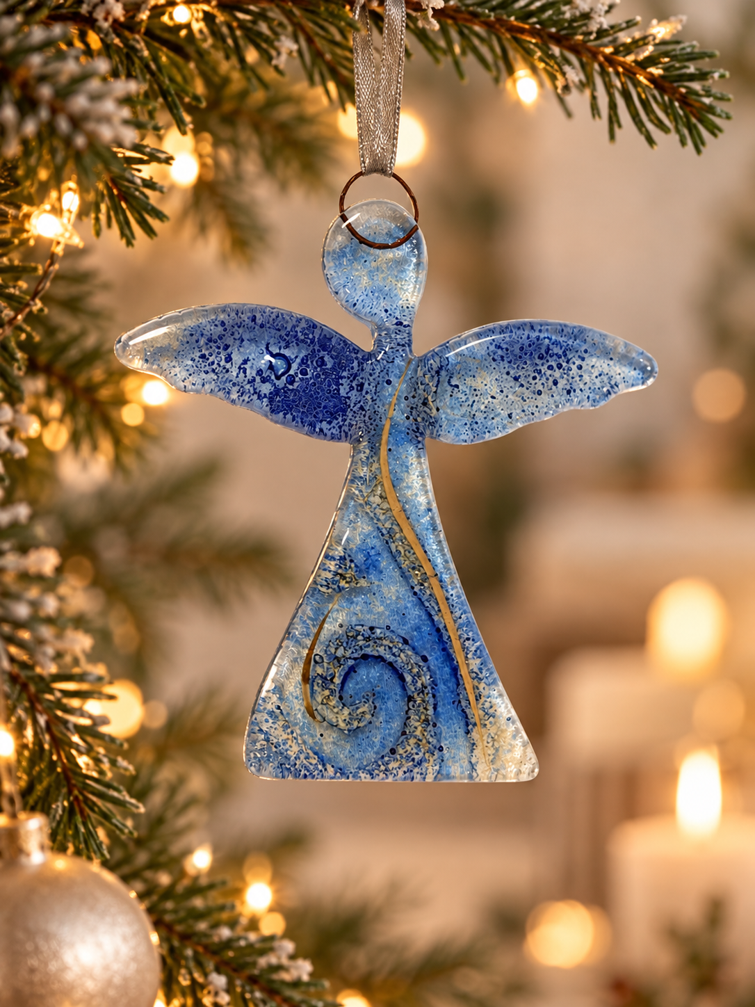 Angel - Crystal Blue (Hanging Decoration)