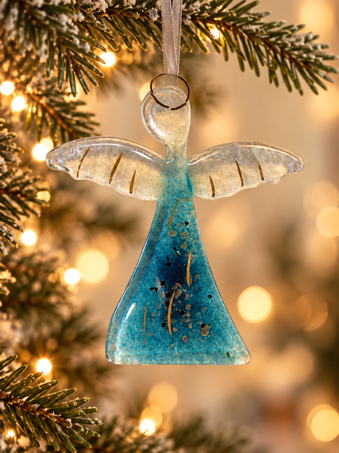 Angel - Aqua  (Hanging Decoration)