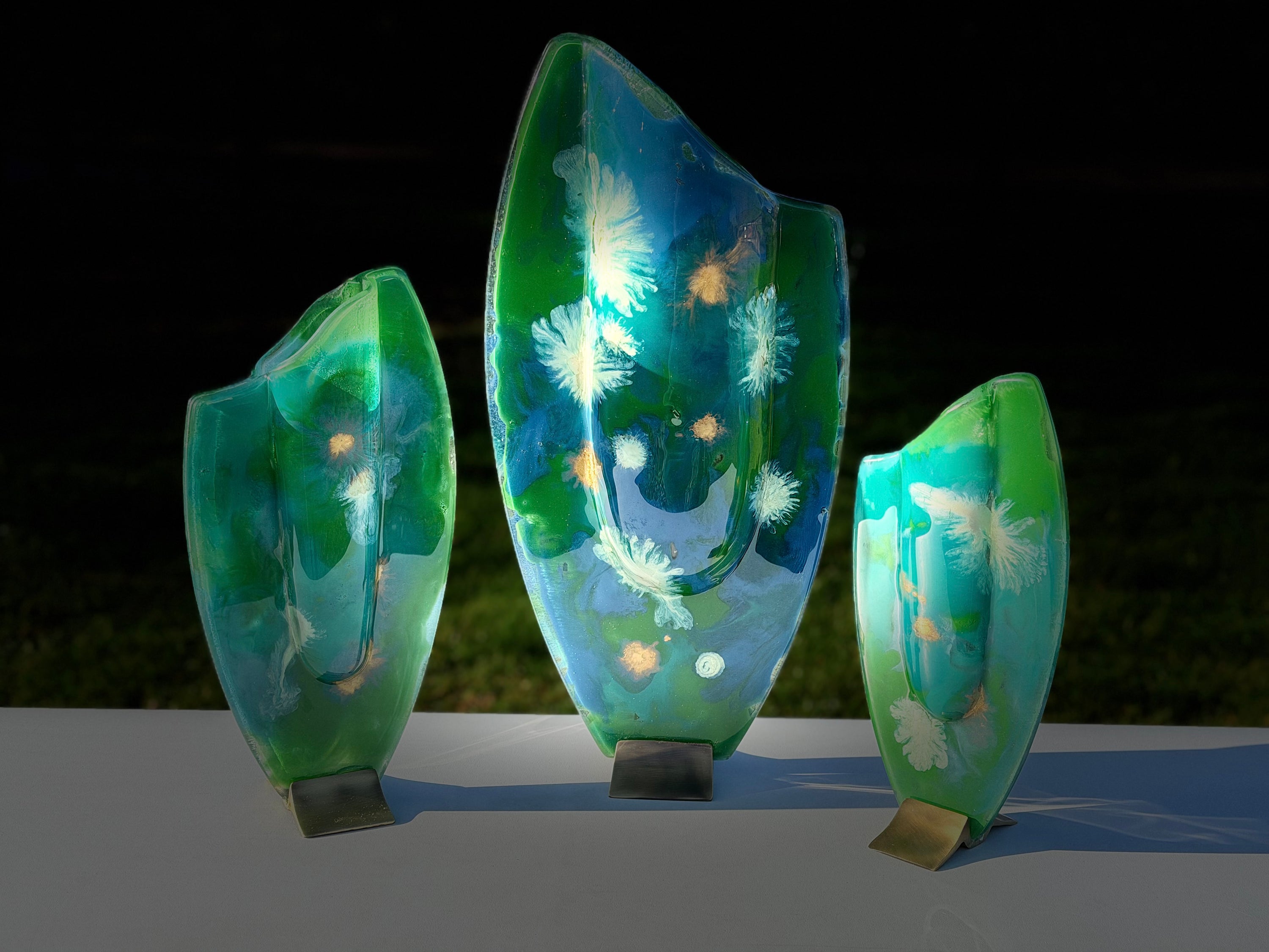 Sea Breeze Oval Vase