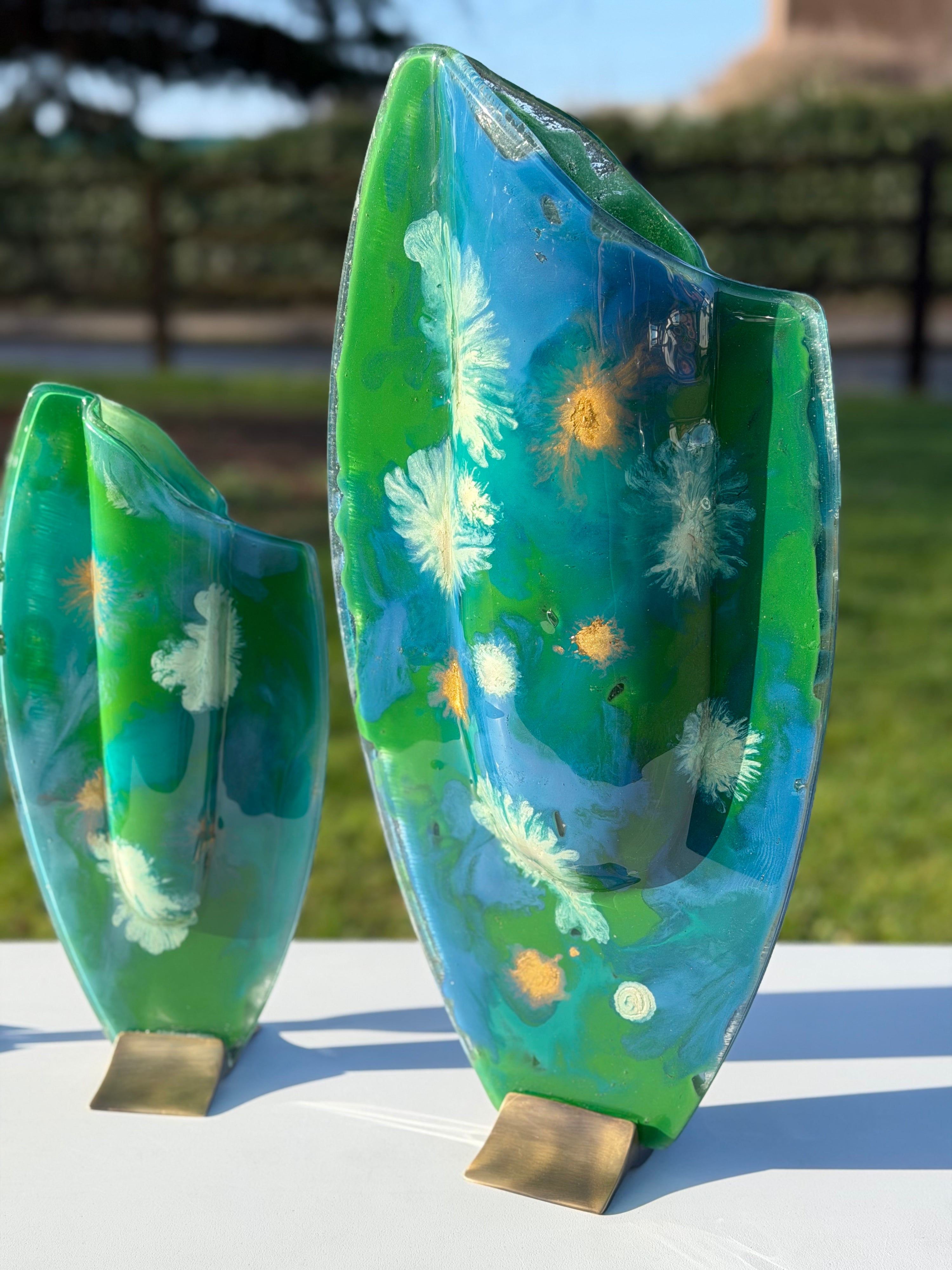 Sea Breeze Oval Vase