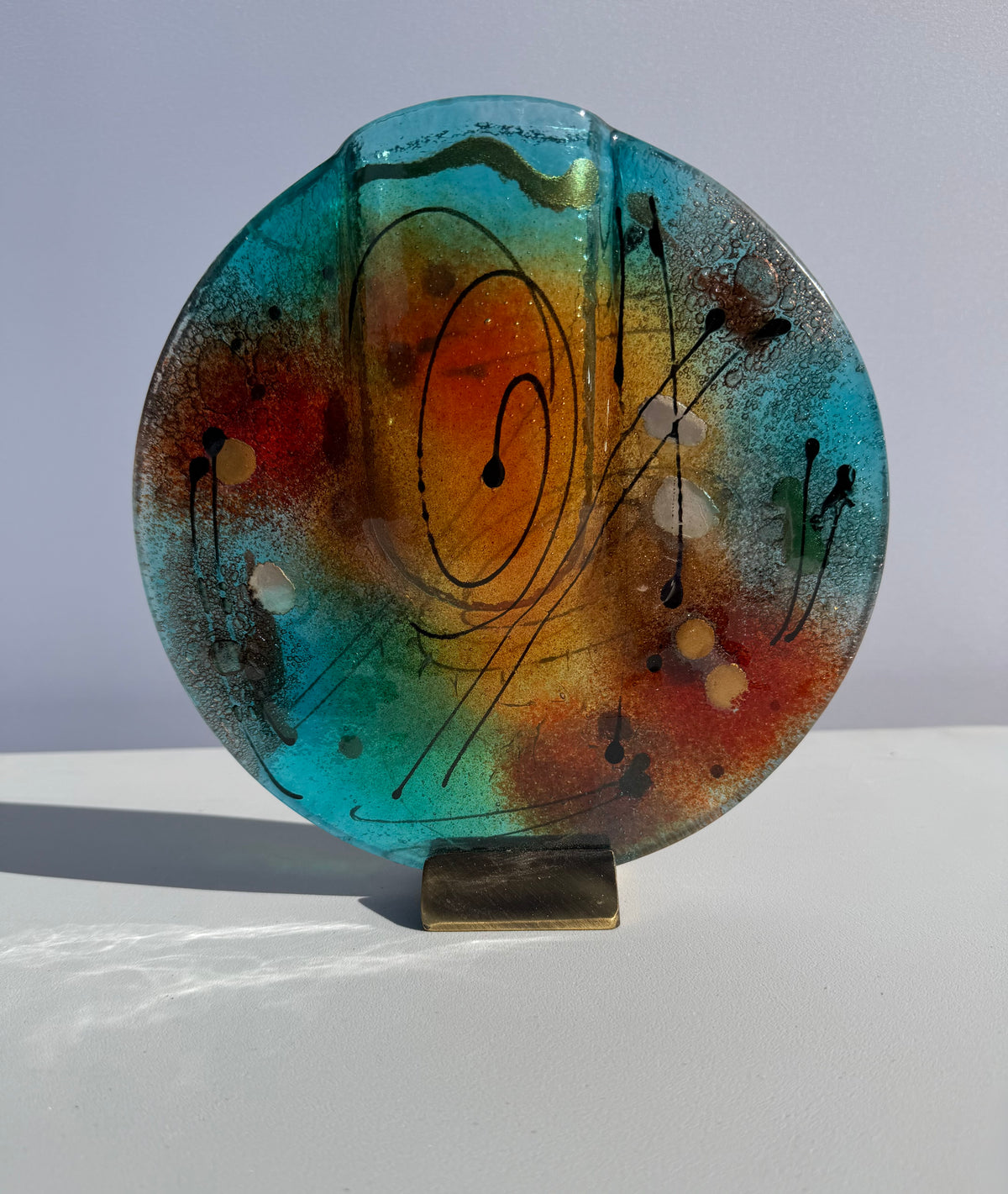 Mediterranean Round Mini Vase