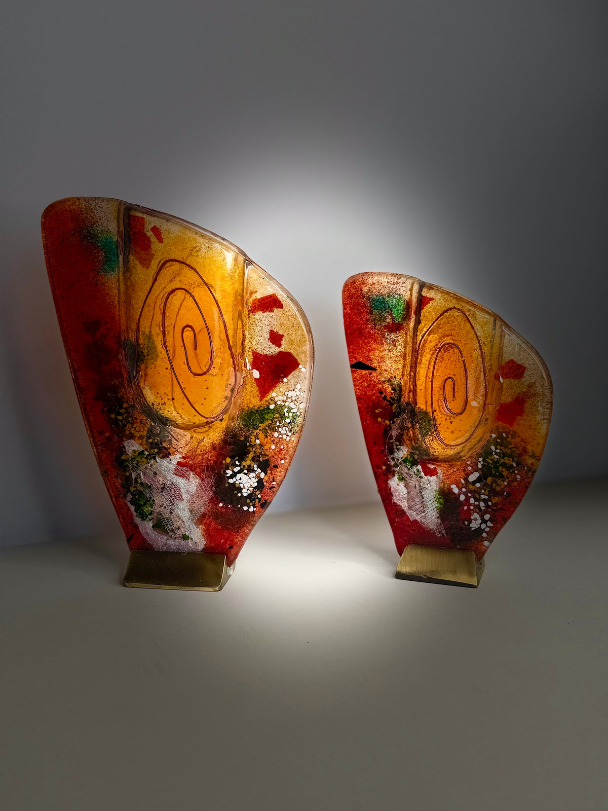 Tricolore Mini Oval Vase