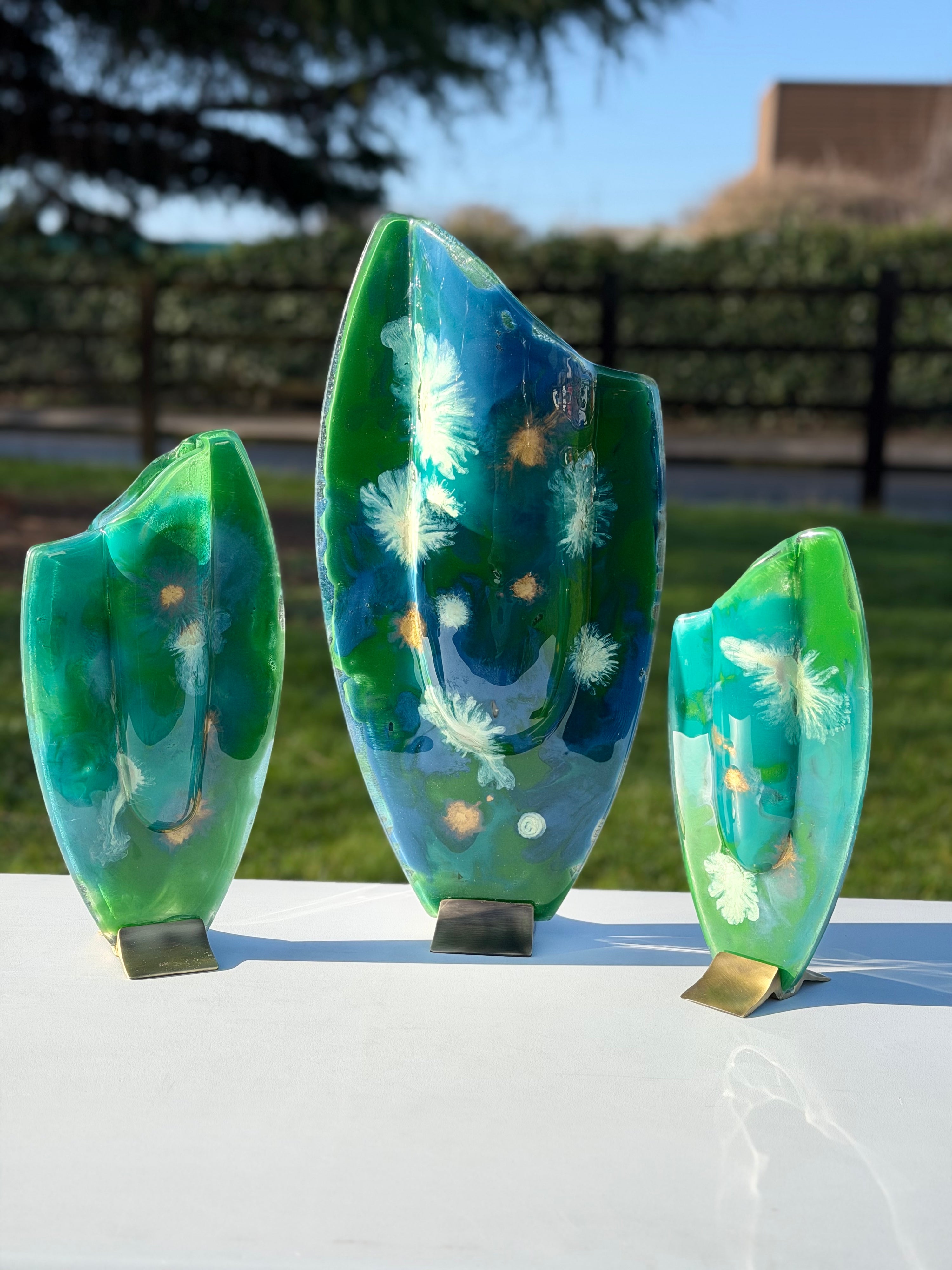 Sea Breeze Oval Vase