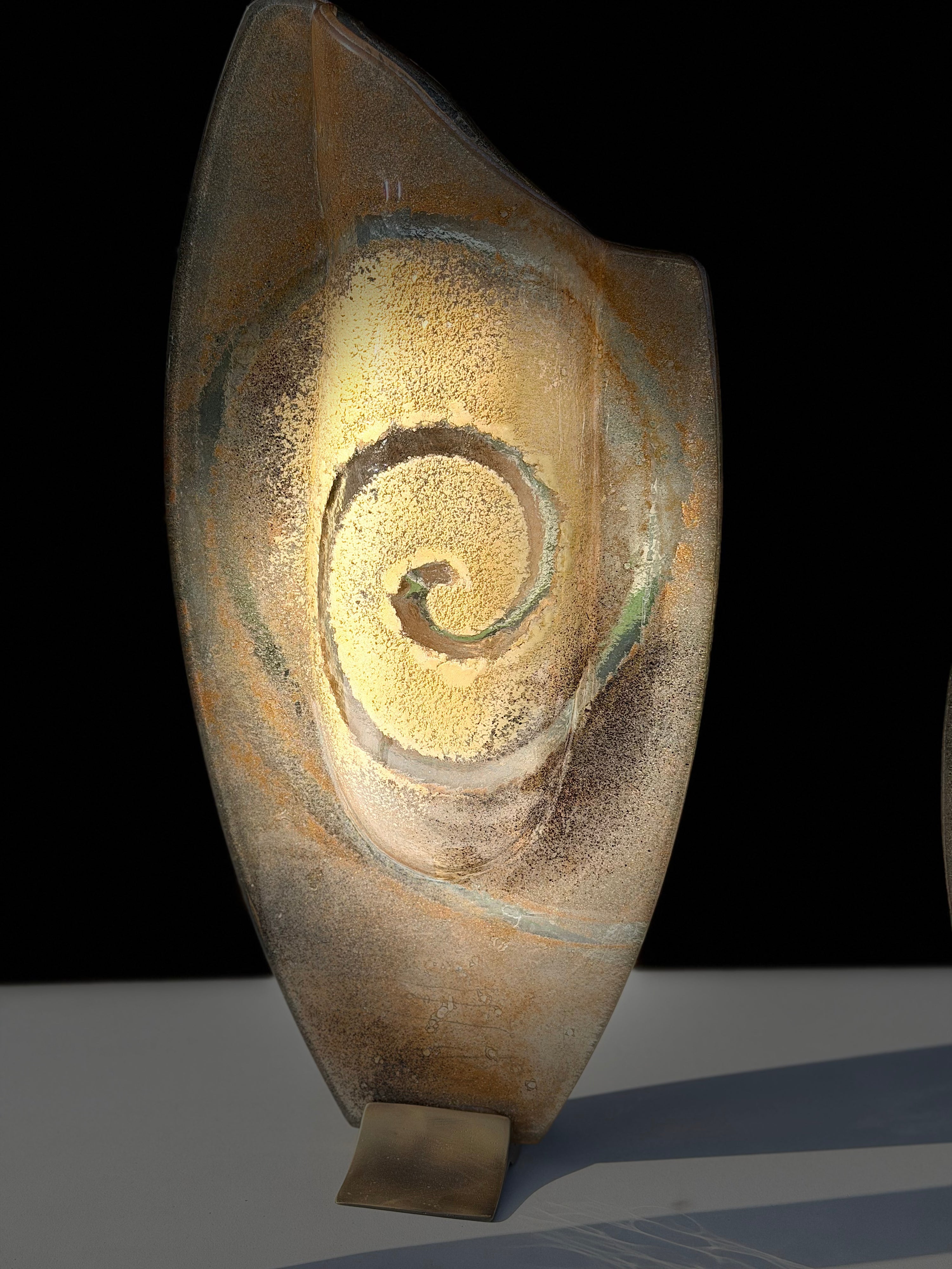 Golden Topaz Oval Vase