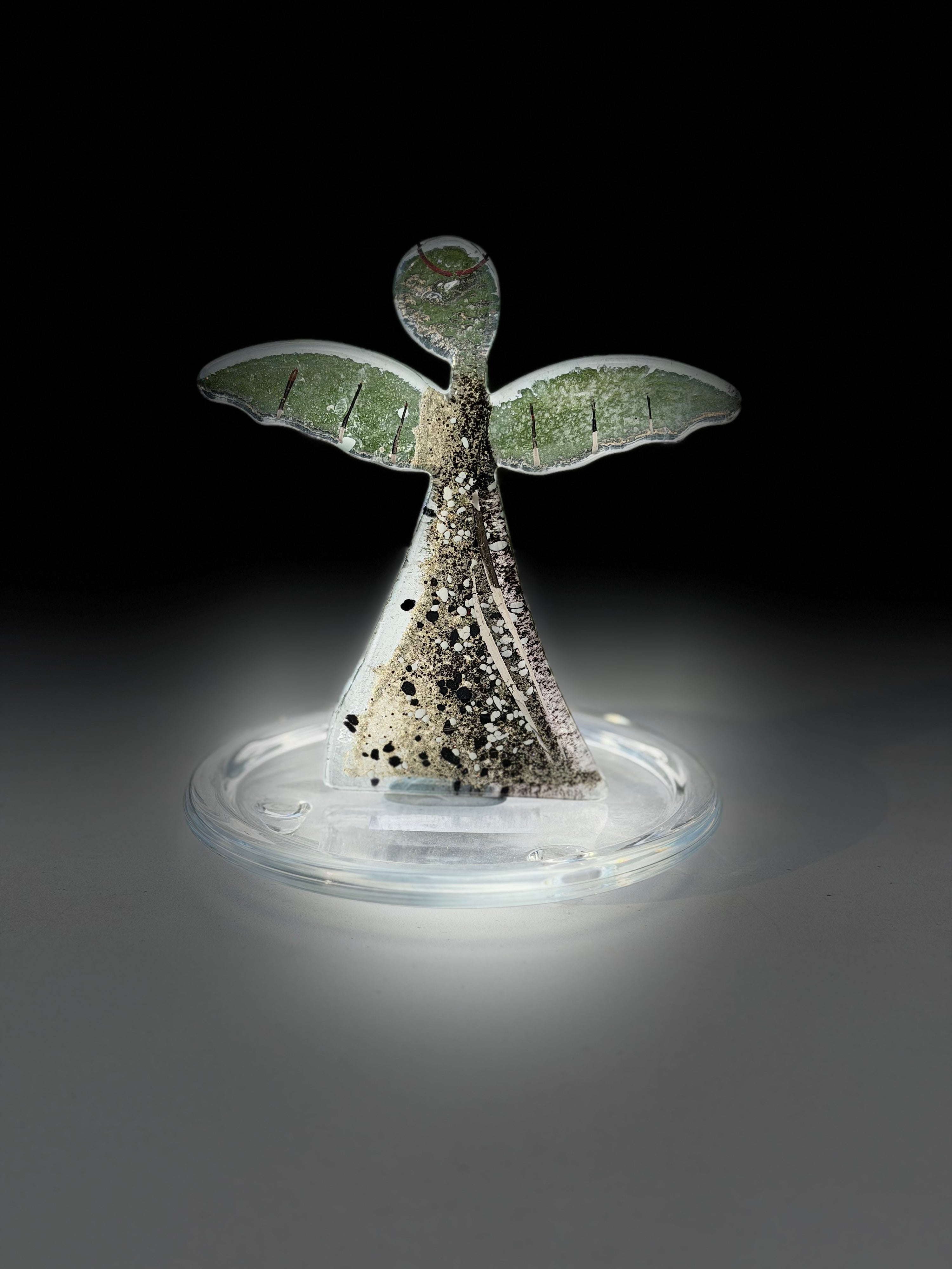 Angel - Silver, Grey & Platinum (Hanging Decoration)