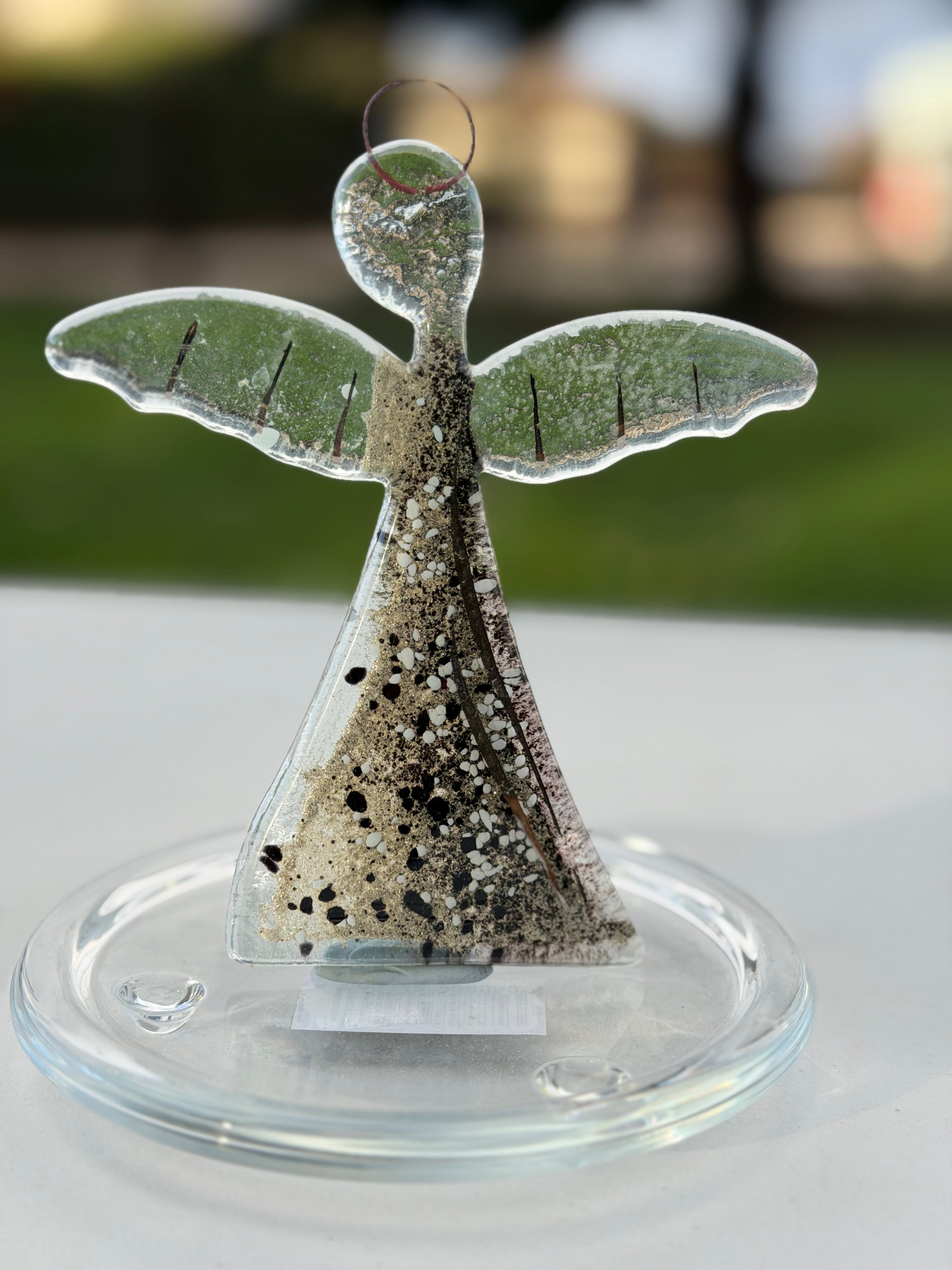 Angel - Silver, Grey & Platinum (Hanging Decoration)