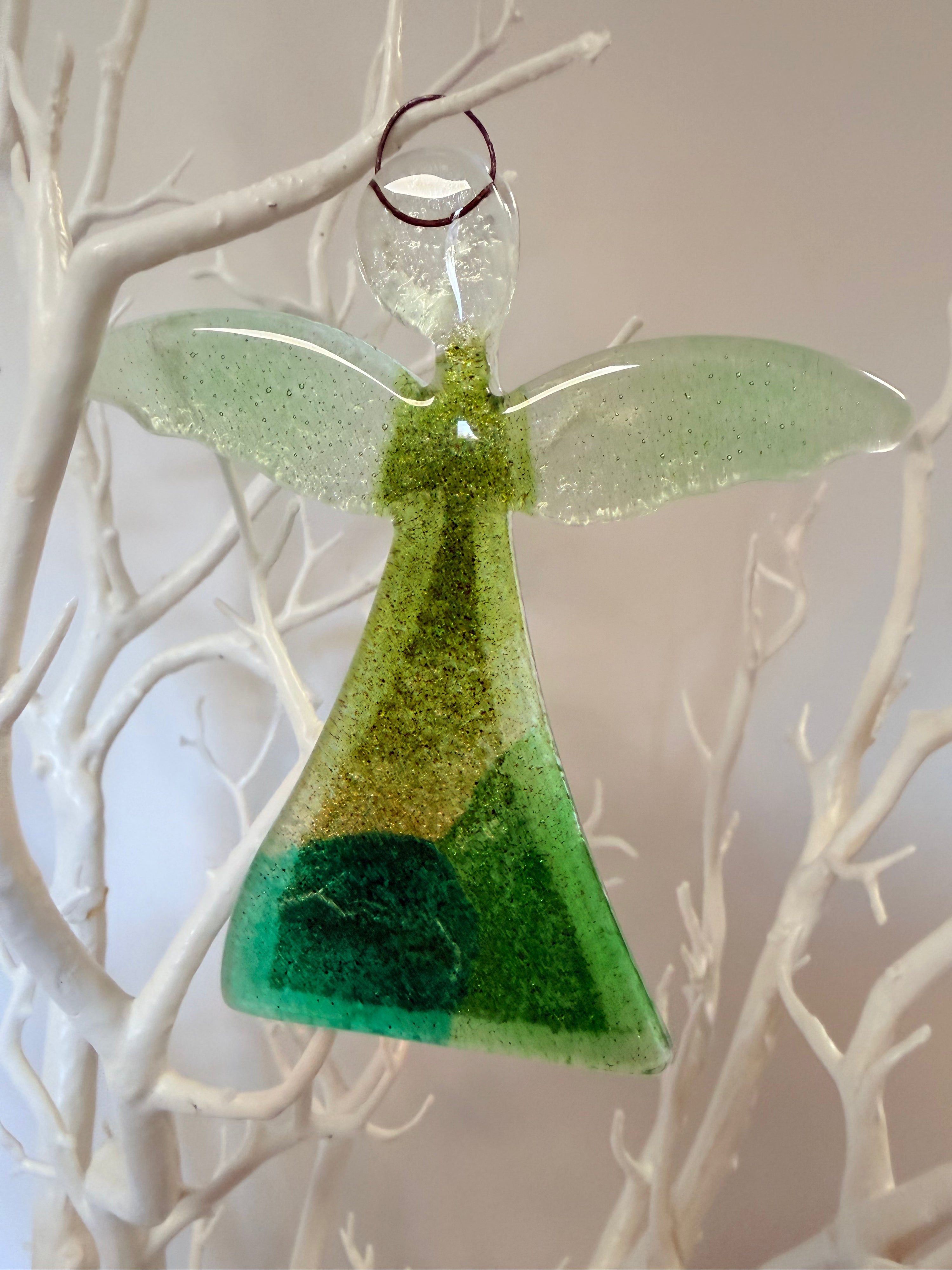Angel - All Green (Hanging Decoration)