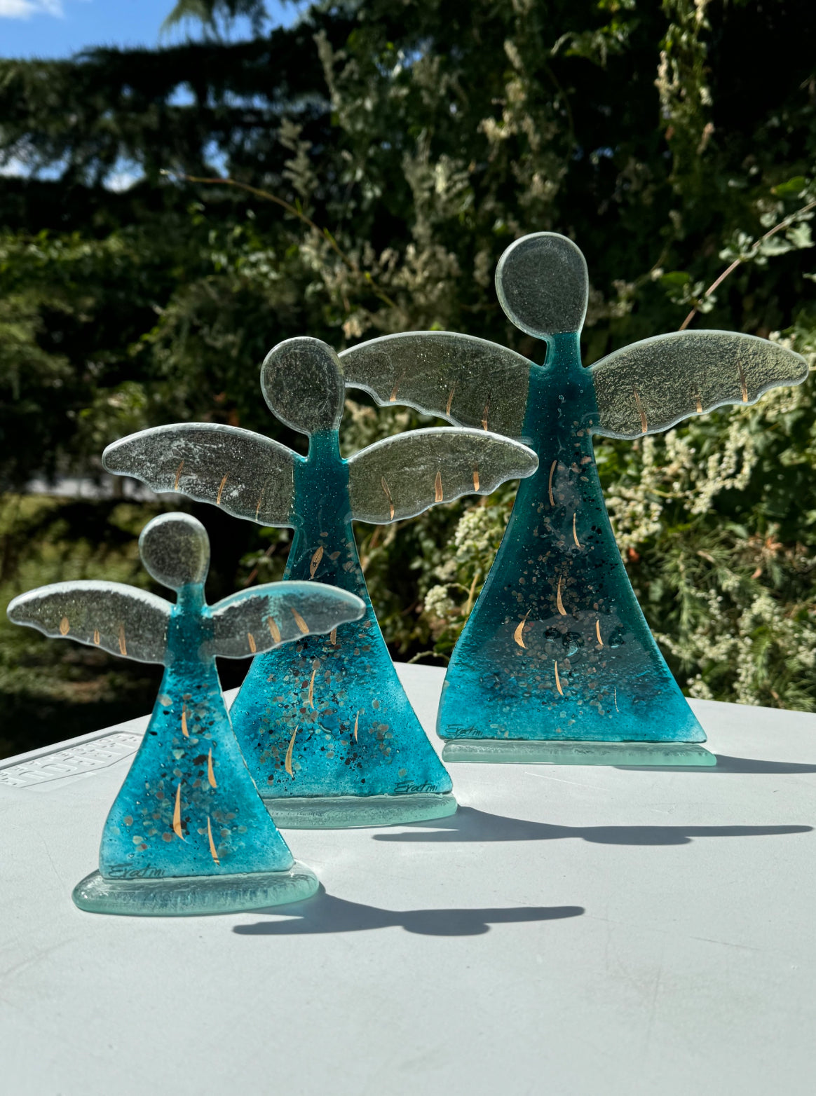 Angel - Aqua & Platinum