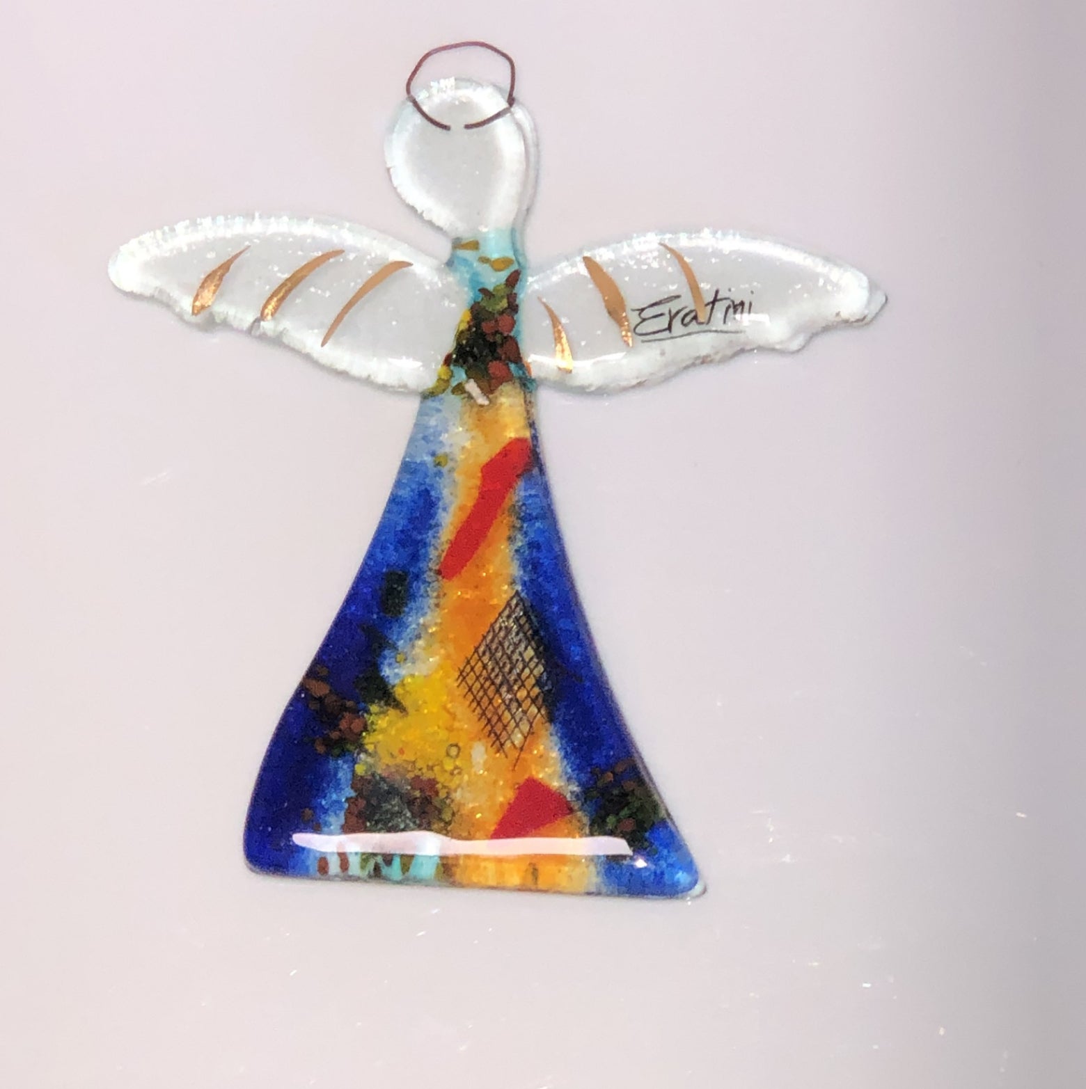 Angel - Tricolore Blue (Hanging Decoration)