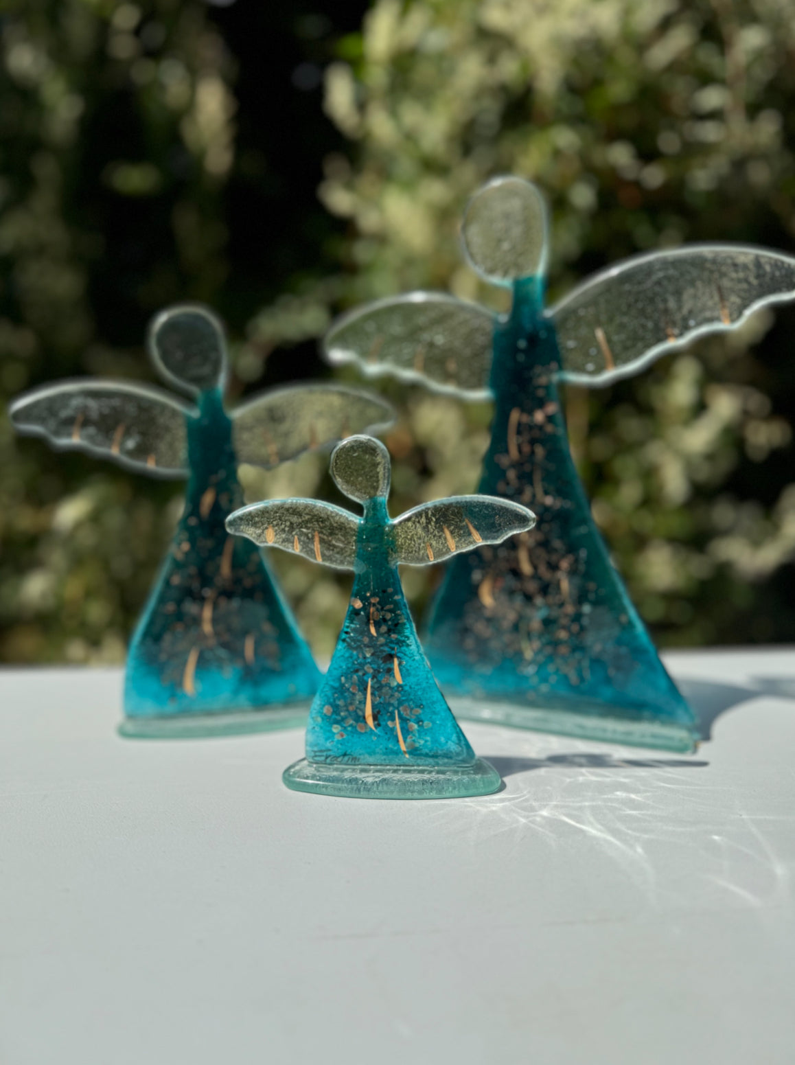 Angel - Aqua & Platinum