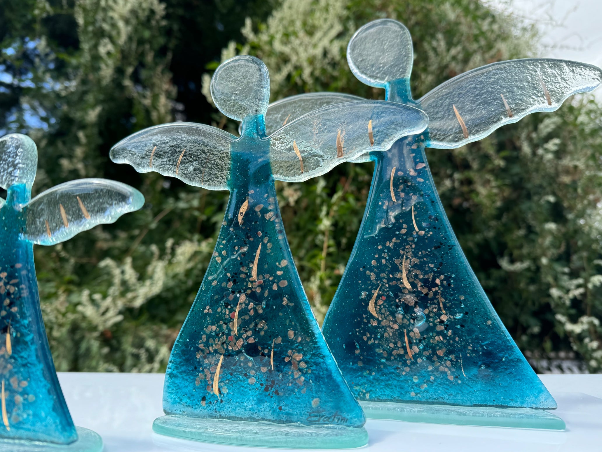 Angel - Aqua & Platinum