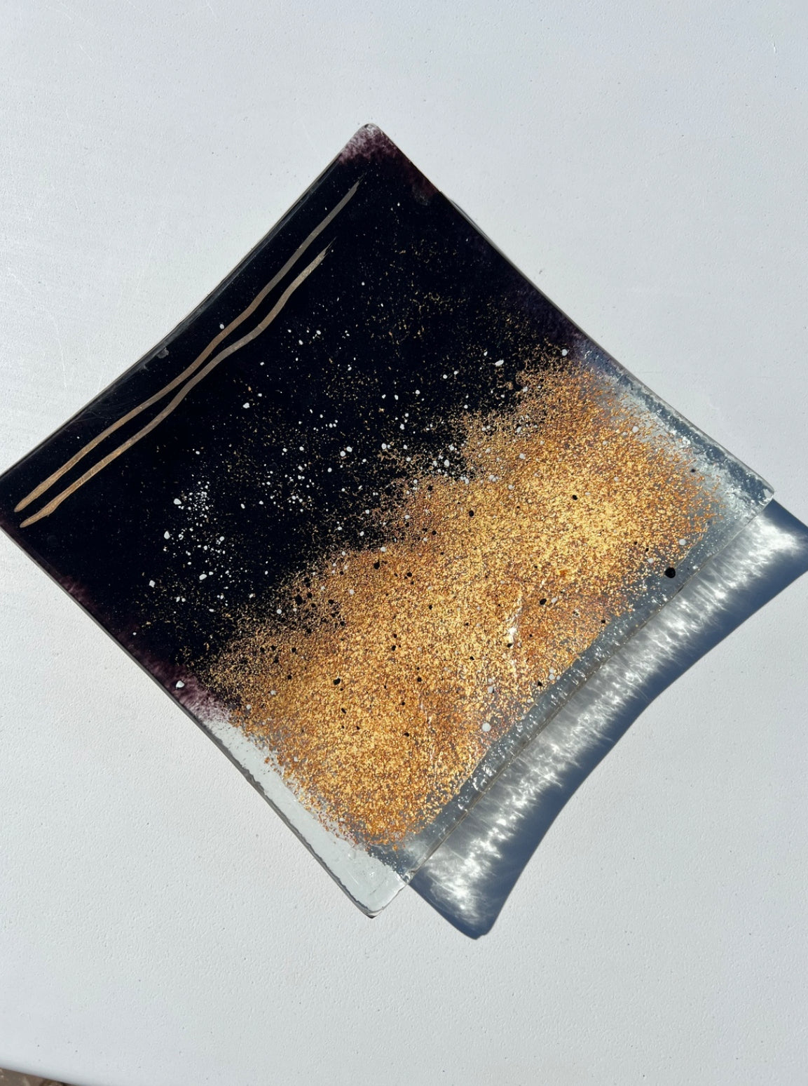 Black & Gold Plate