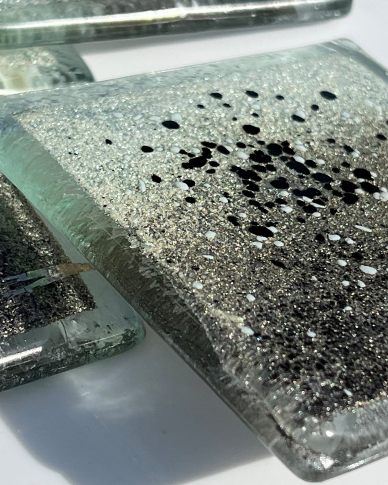 Silver, Grey & Platinum Coaster (Square)