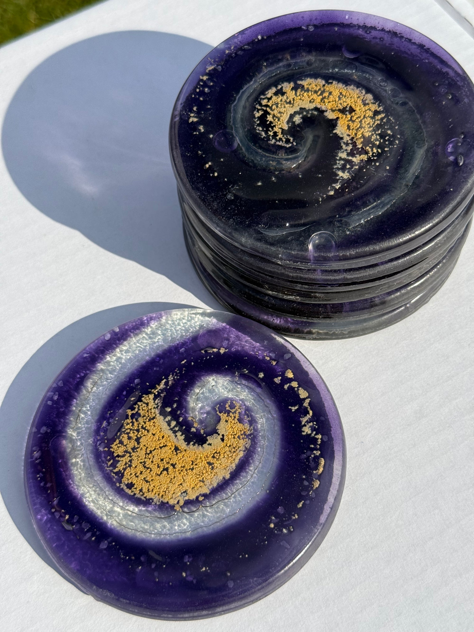 Nefeli Mauve Coaster (Round)