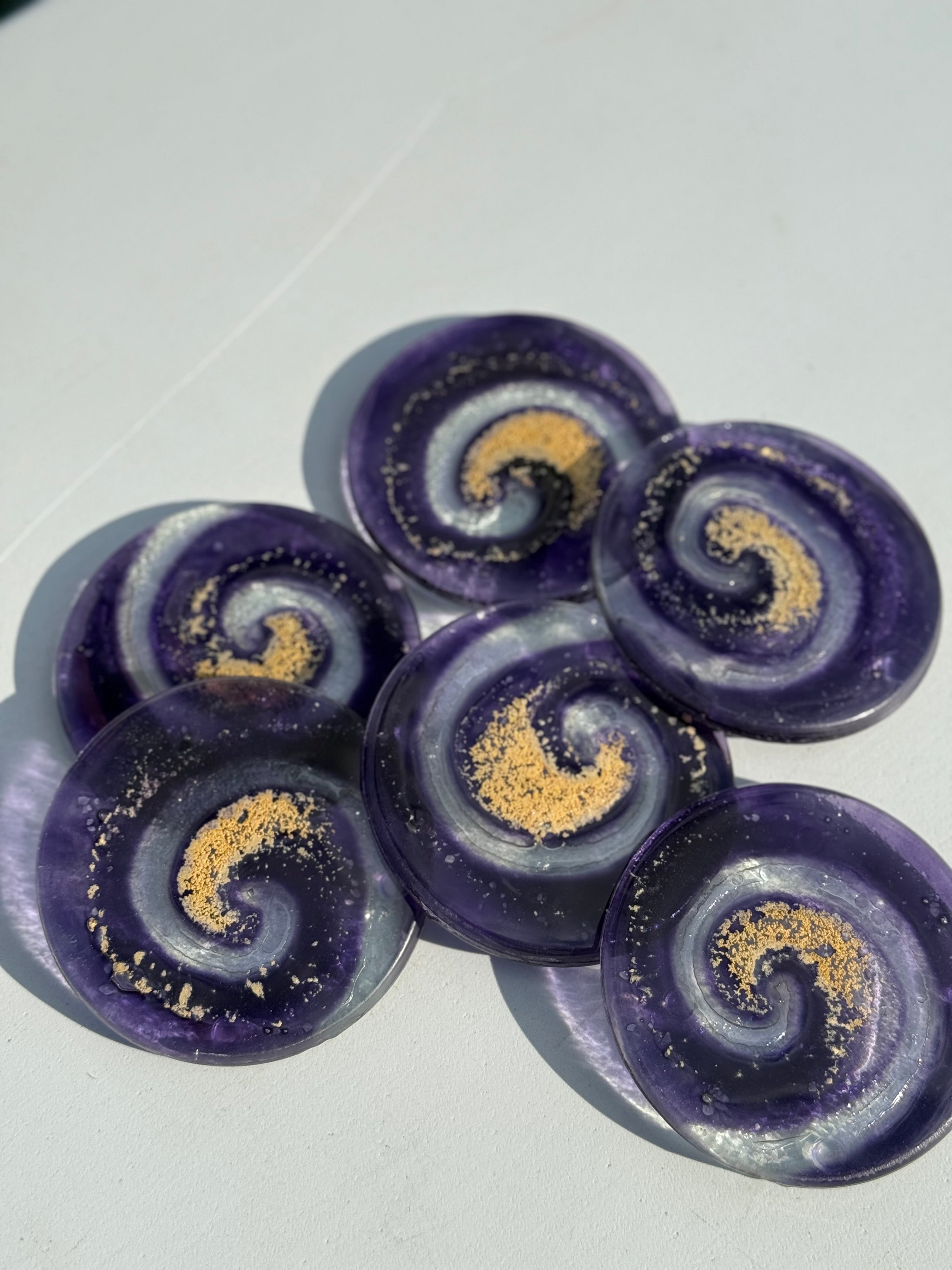 Nefeli Mauve Coaster (Round)