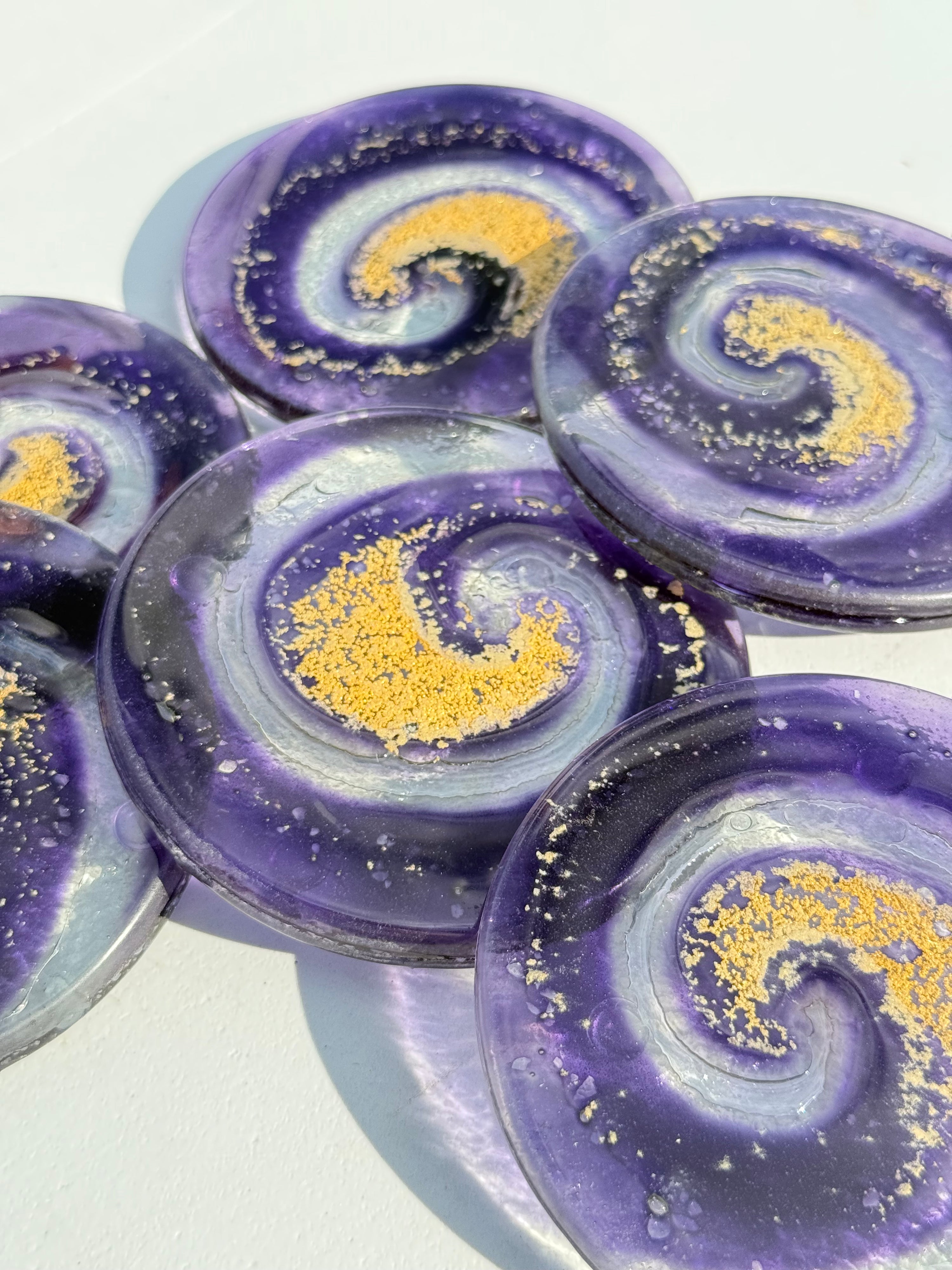 Nefeli Mauve Coaster (Round)
