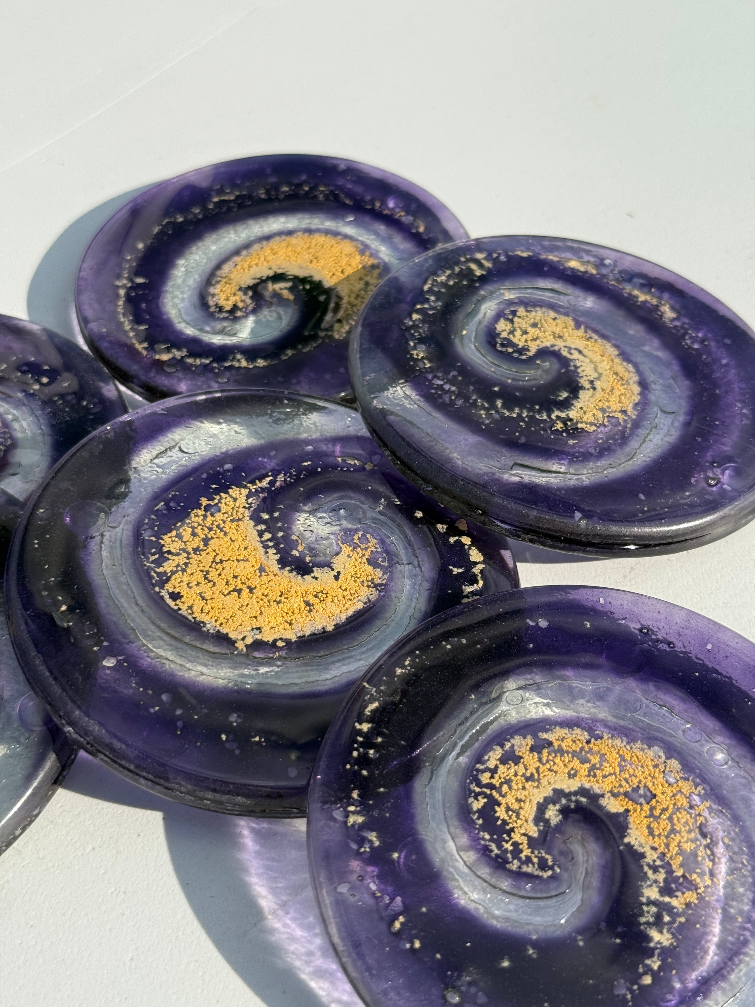 Nefeli Mauve Coaster (Round)