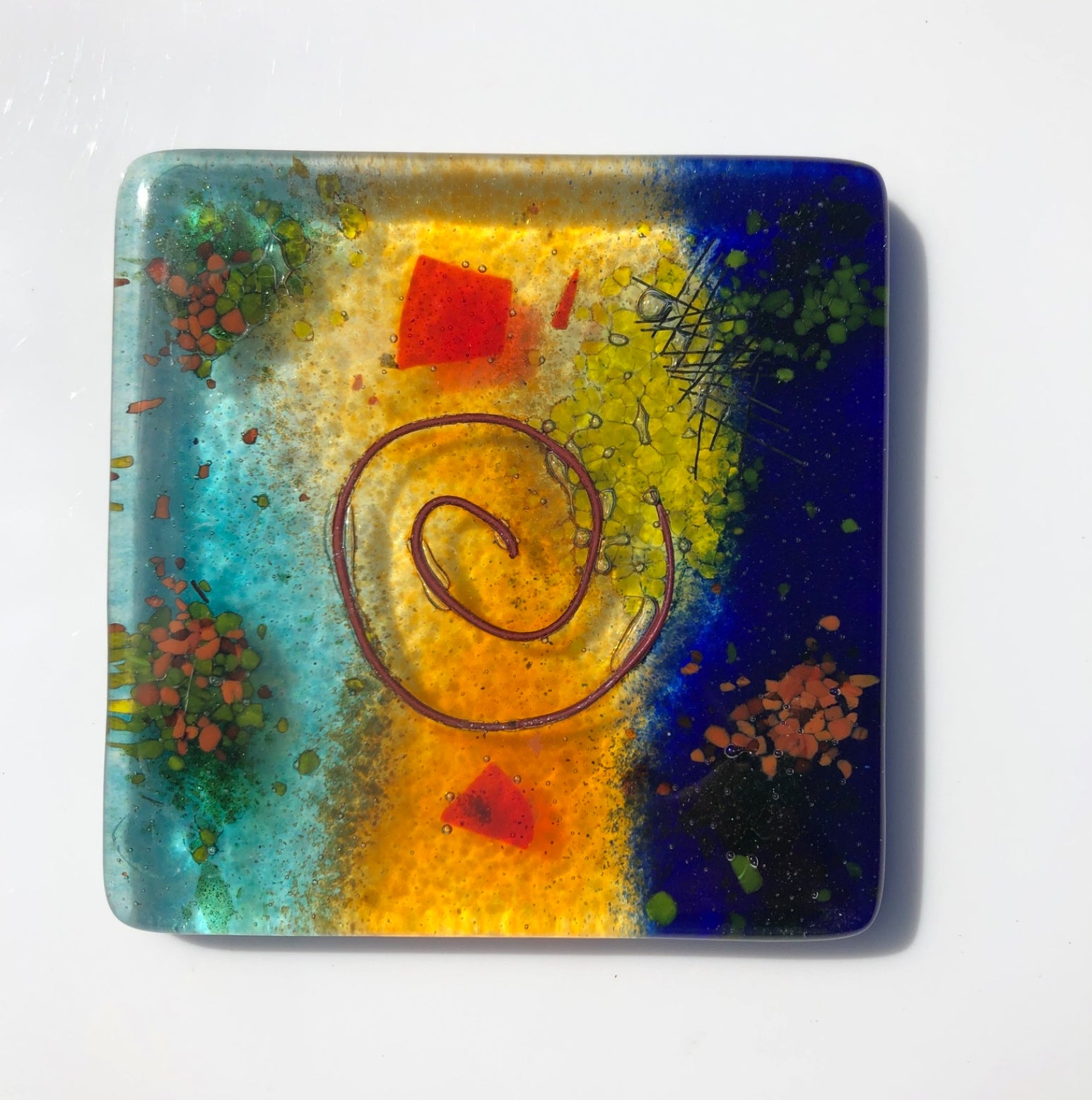 Tricolore Blue Coasters