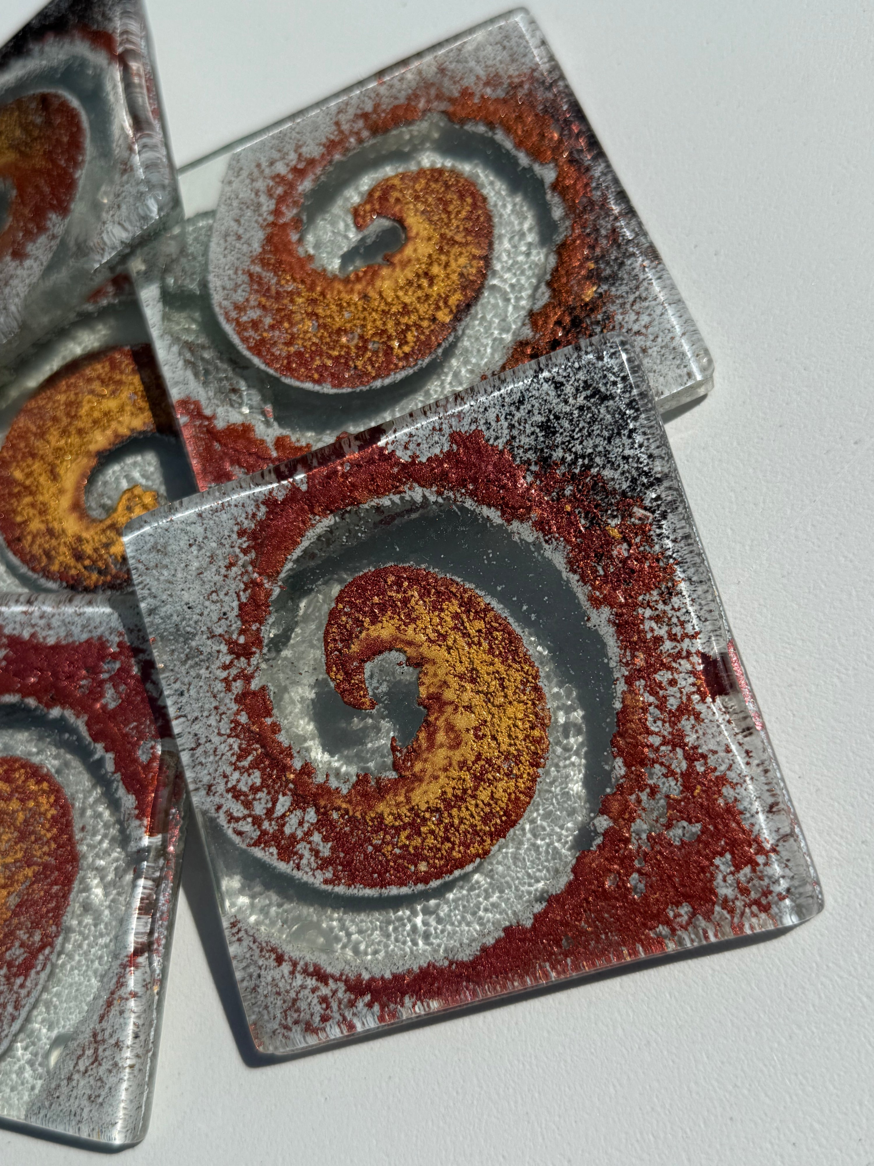 Nefeli Copper Coaster (Square)