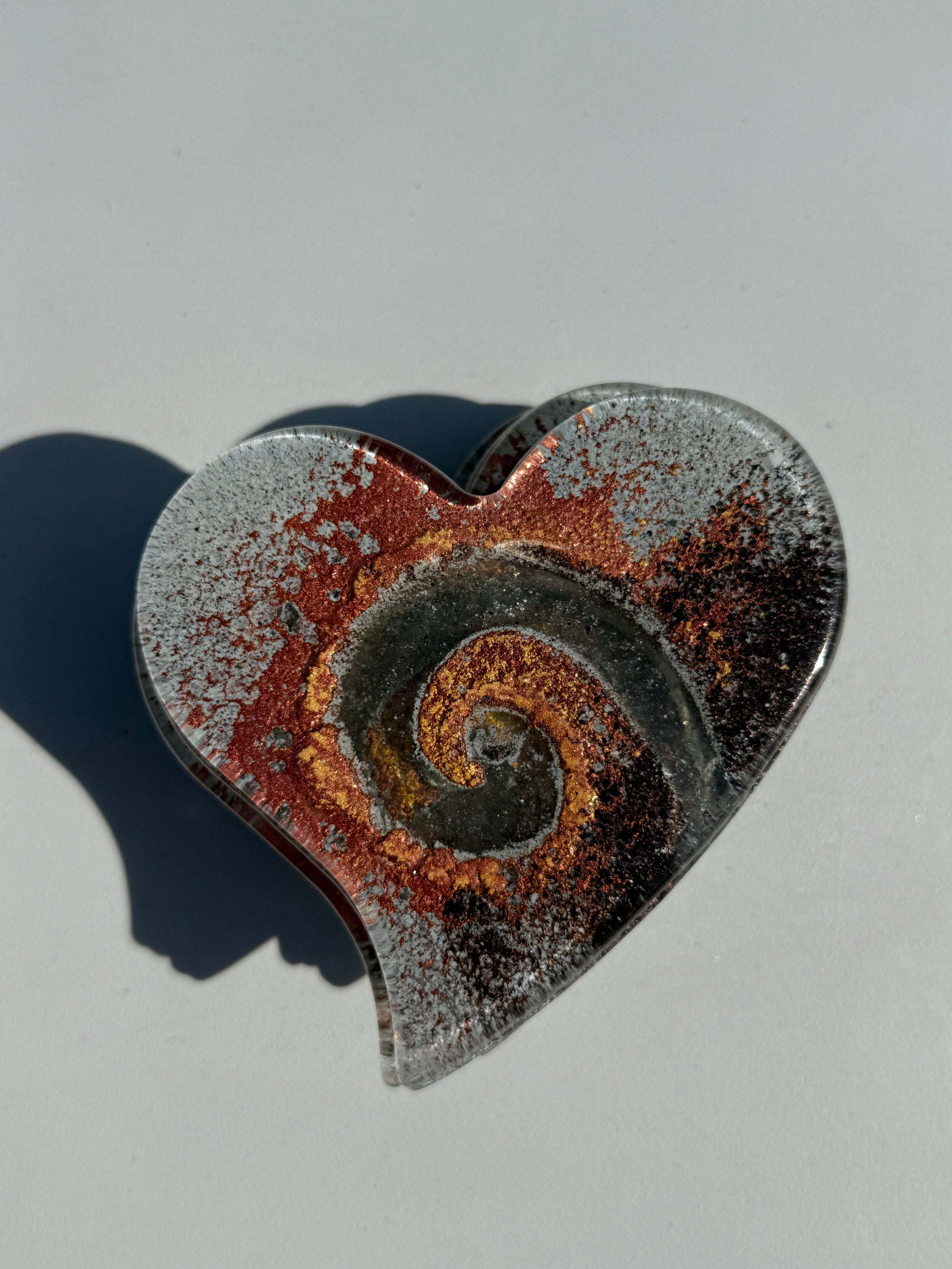 Nefeli Copper Coaster (Heart)