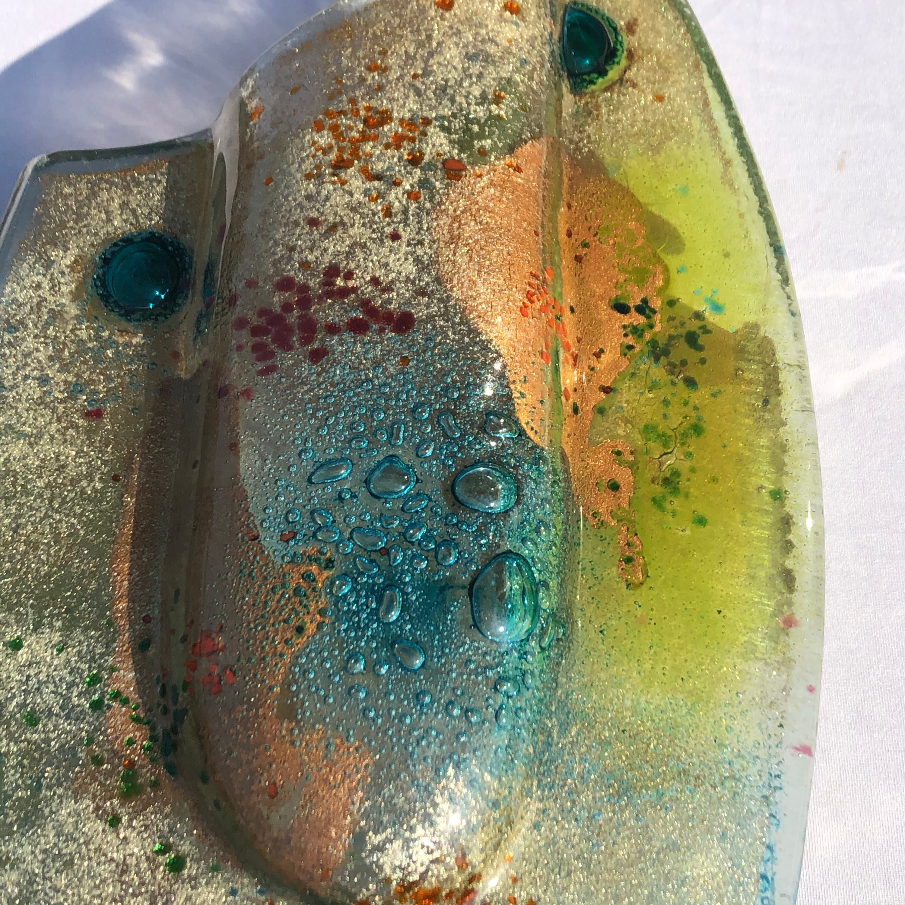 Hydra Lime Oval Vase