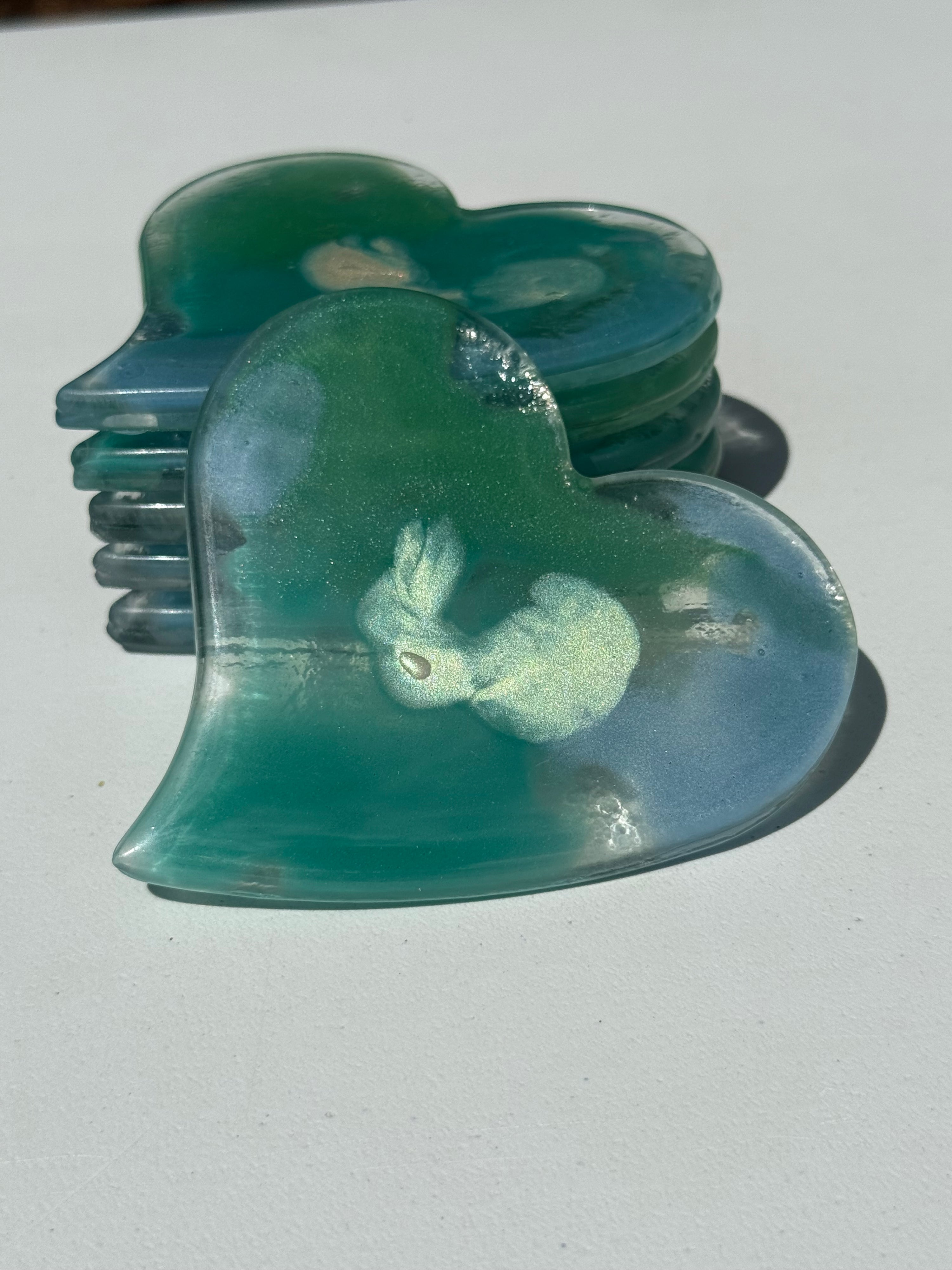 Sea Breeze Heart Coaster