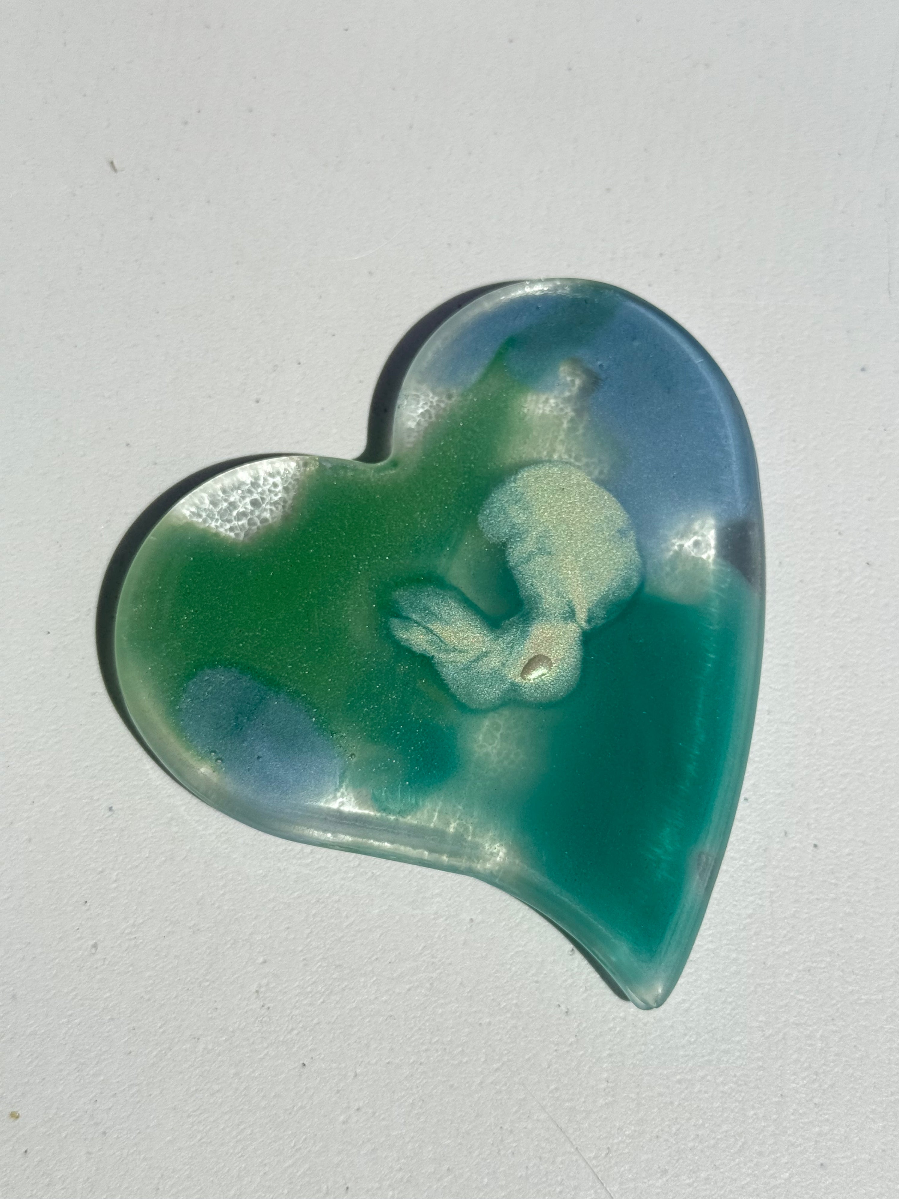 Sea Breeze Heart Coaster
