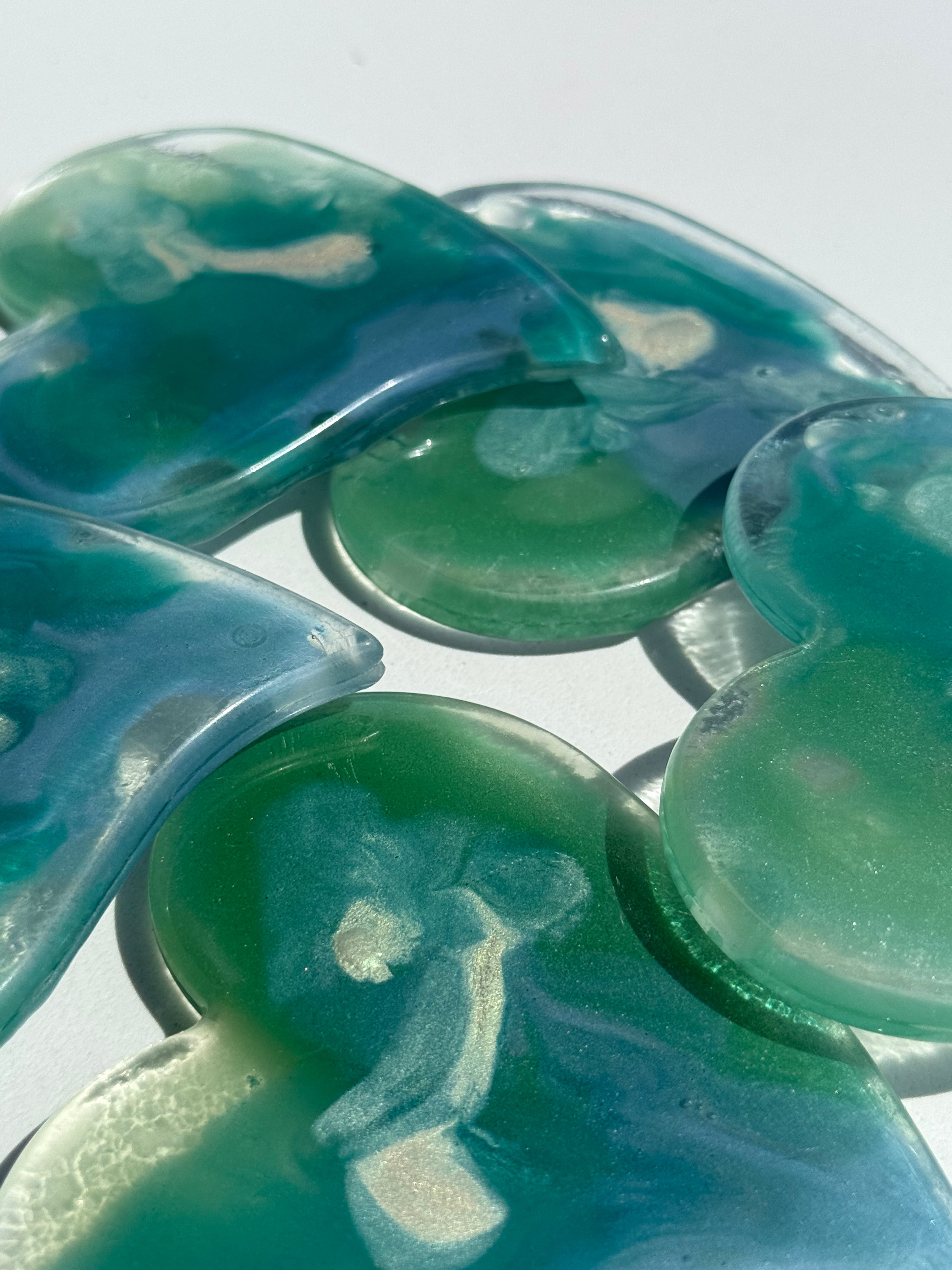 Sea Breeze Heart Coaster