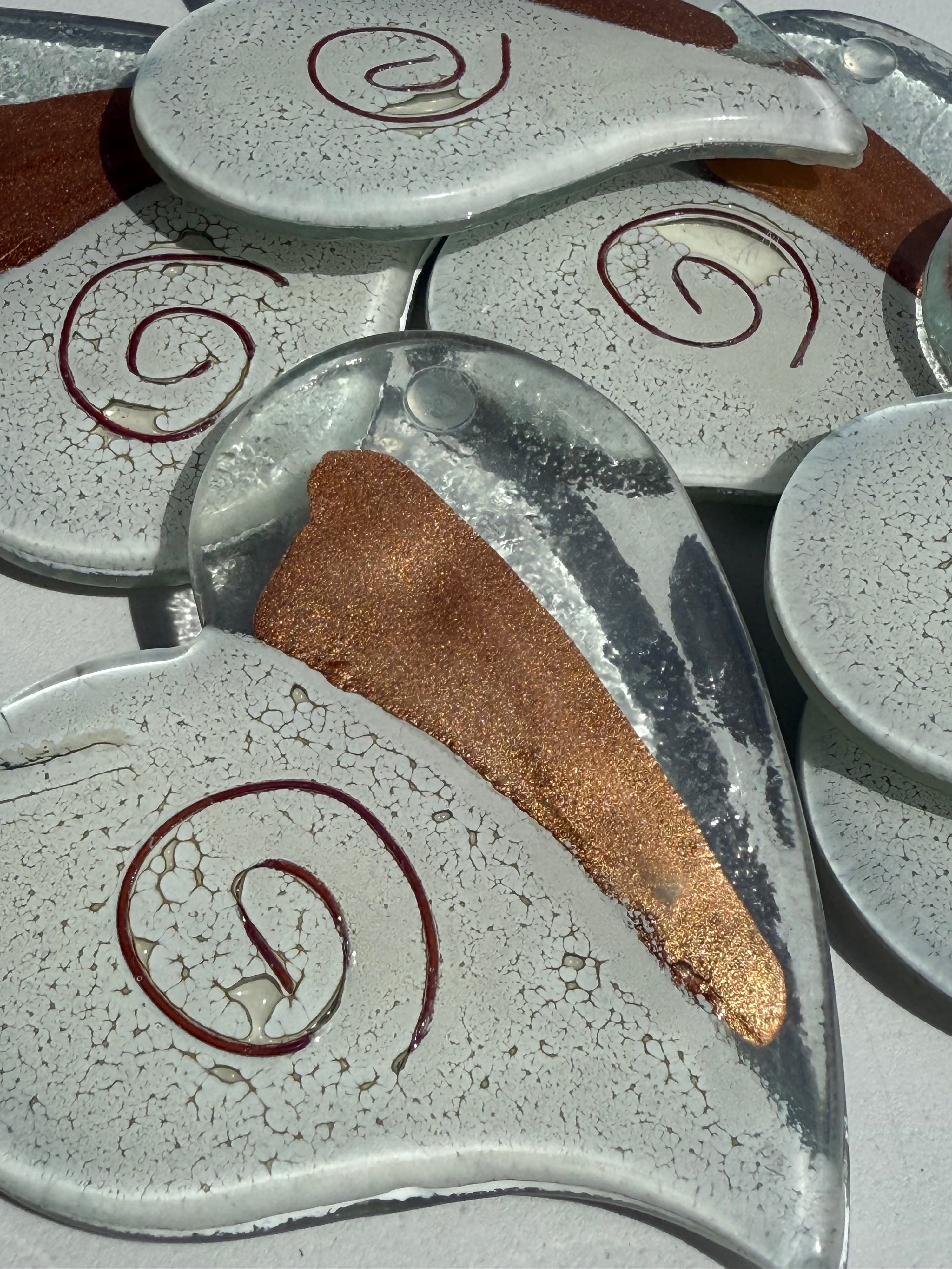 Rose Gold Heart Coaster