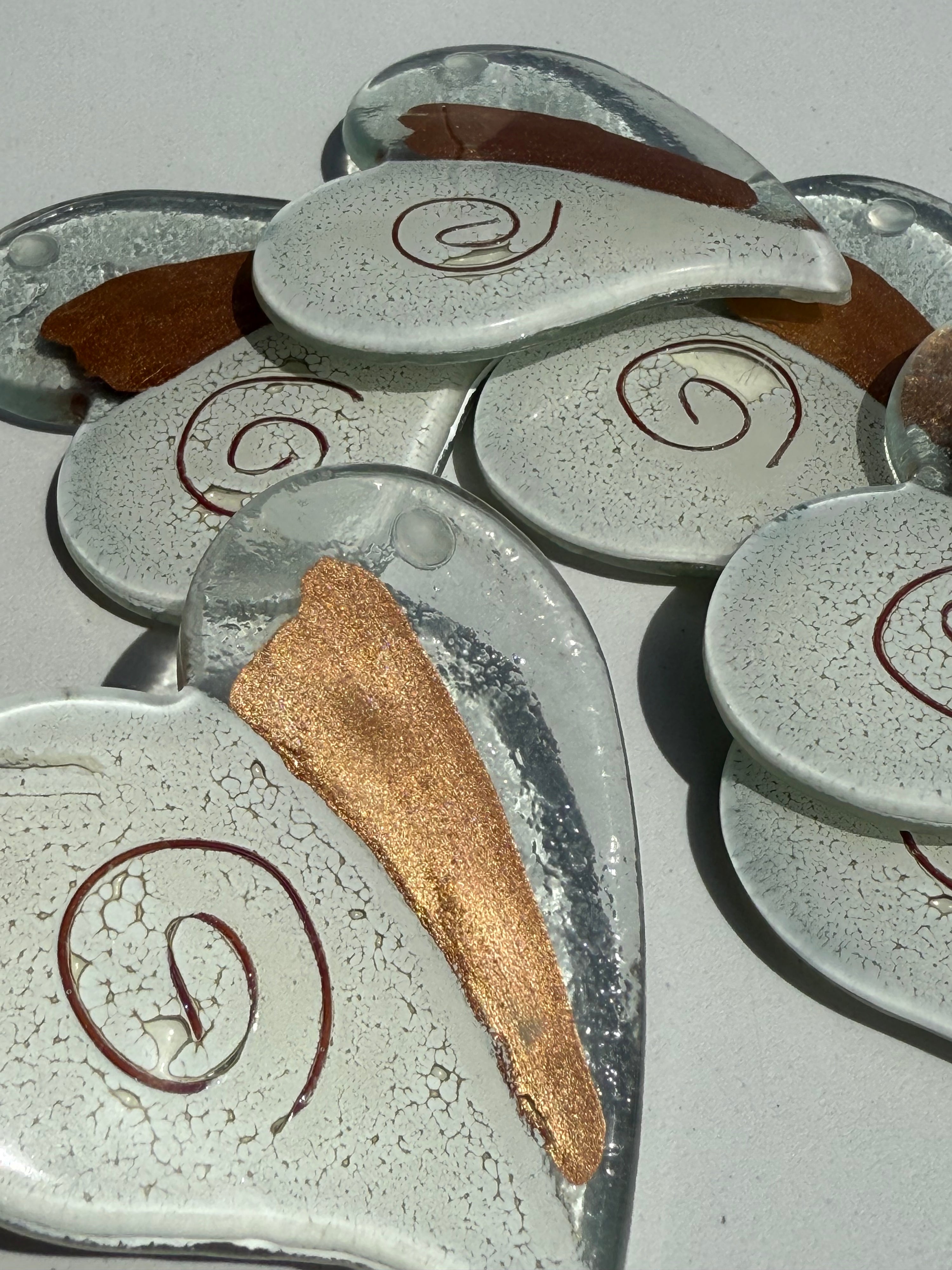 Rose Gold Heart Coaster