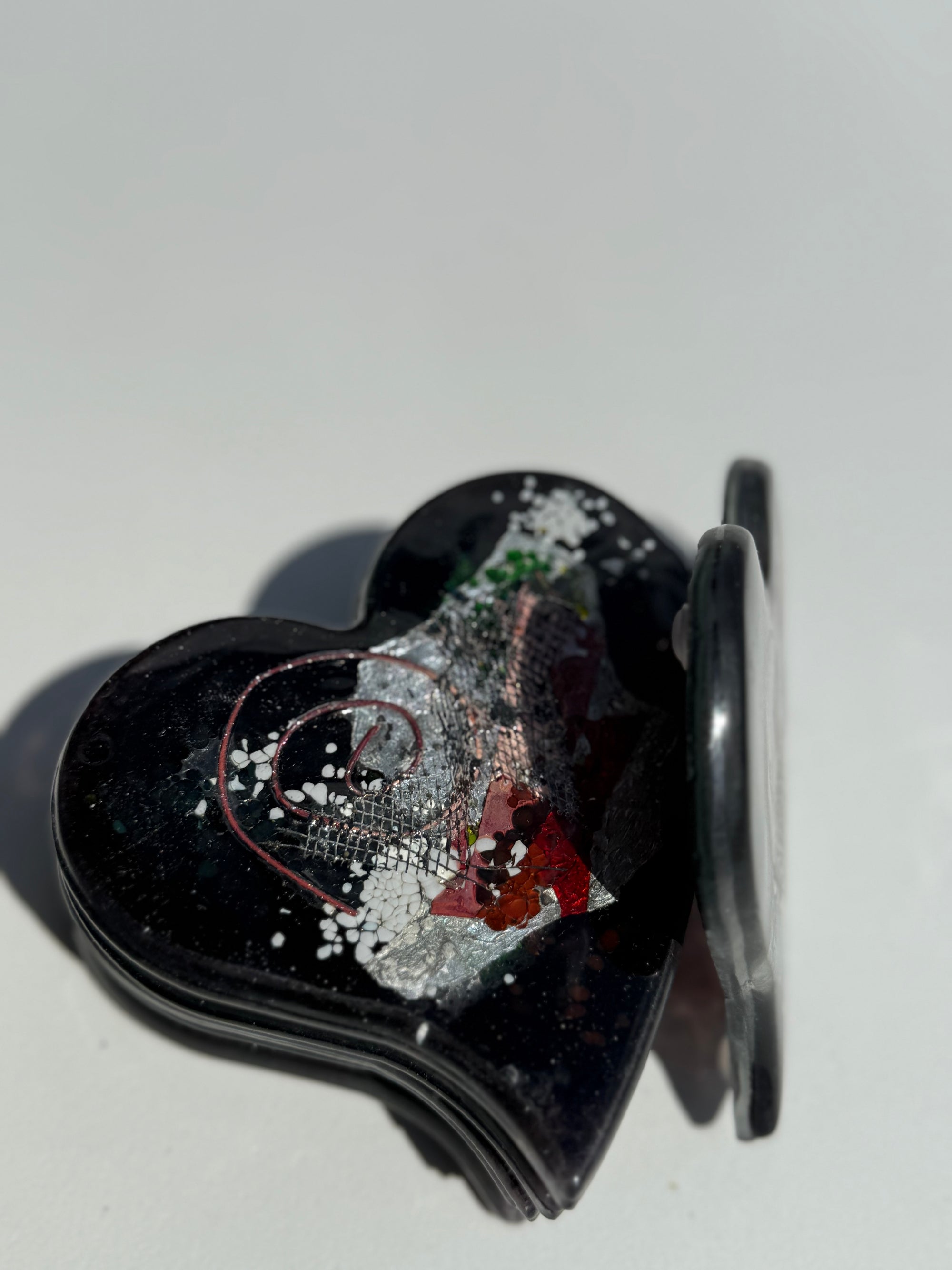 Opera Black Heart Coaster