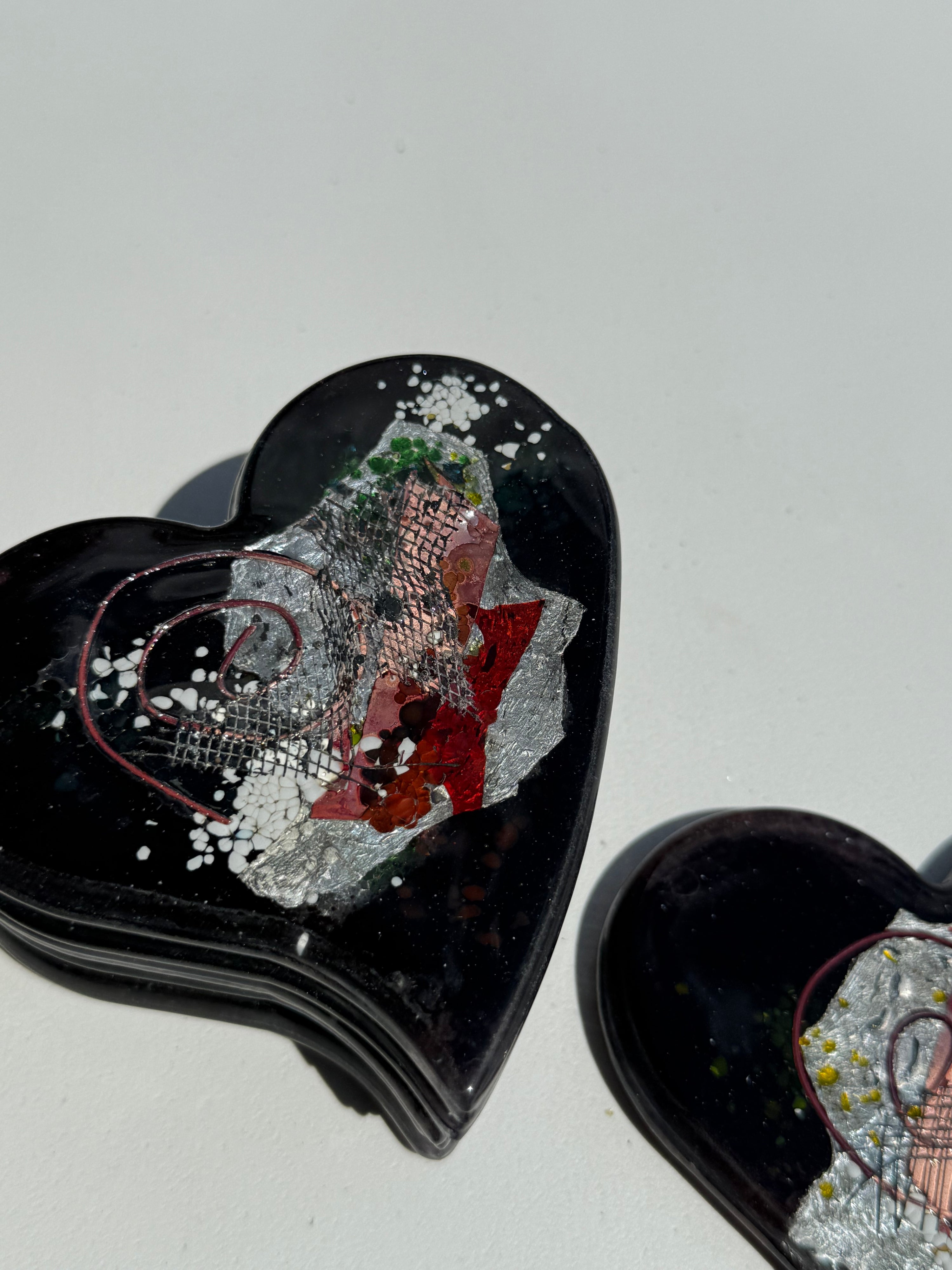 Opera Black Heart Coaster