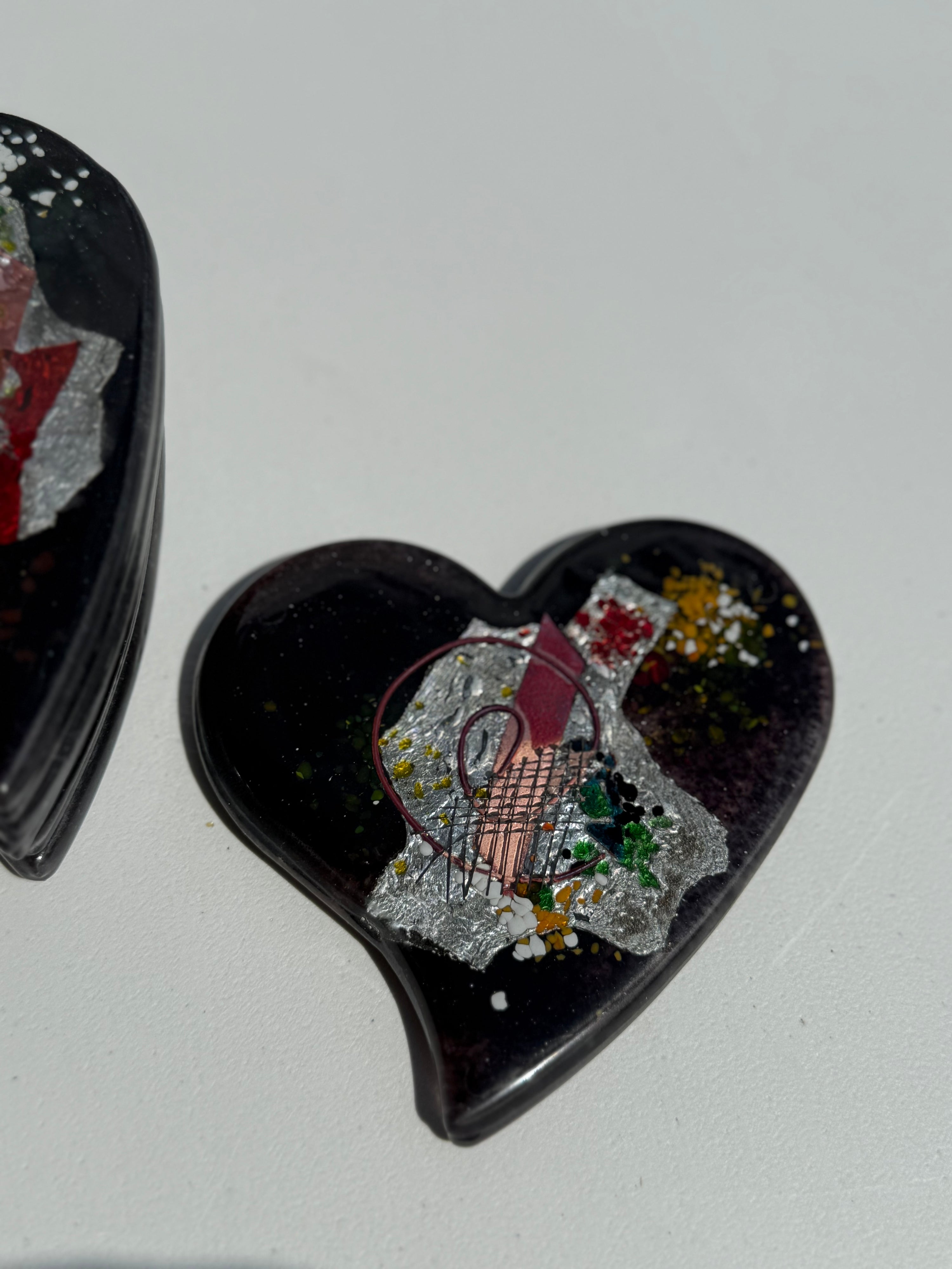 Opera Black Heart Coaster