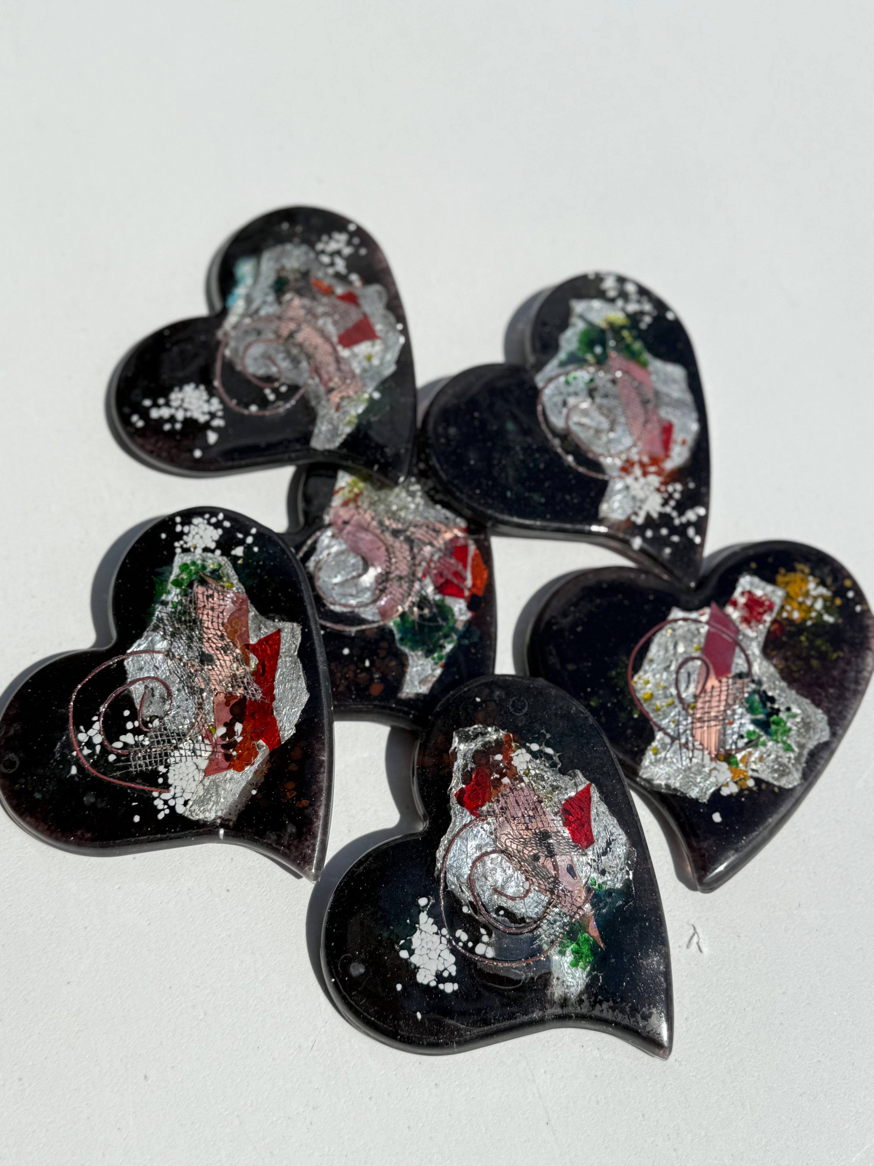 Opera Black Heart Coaster