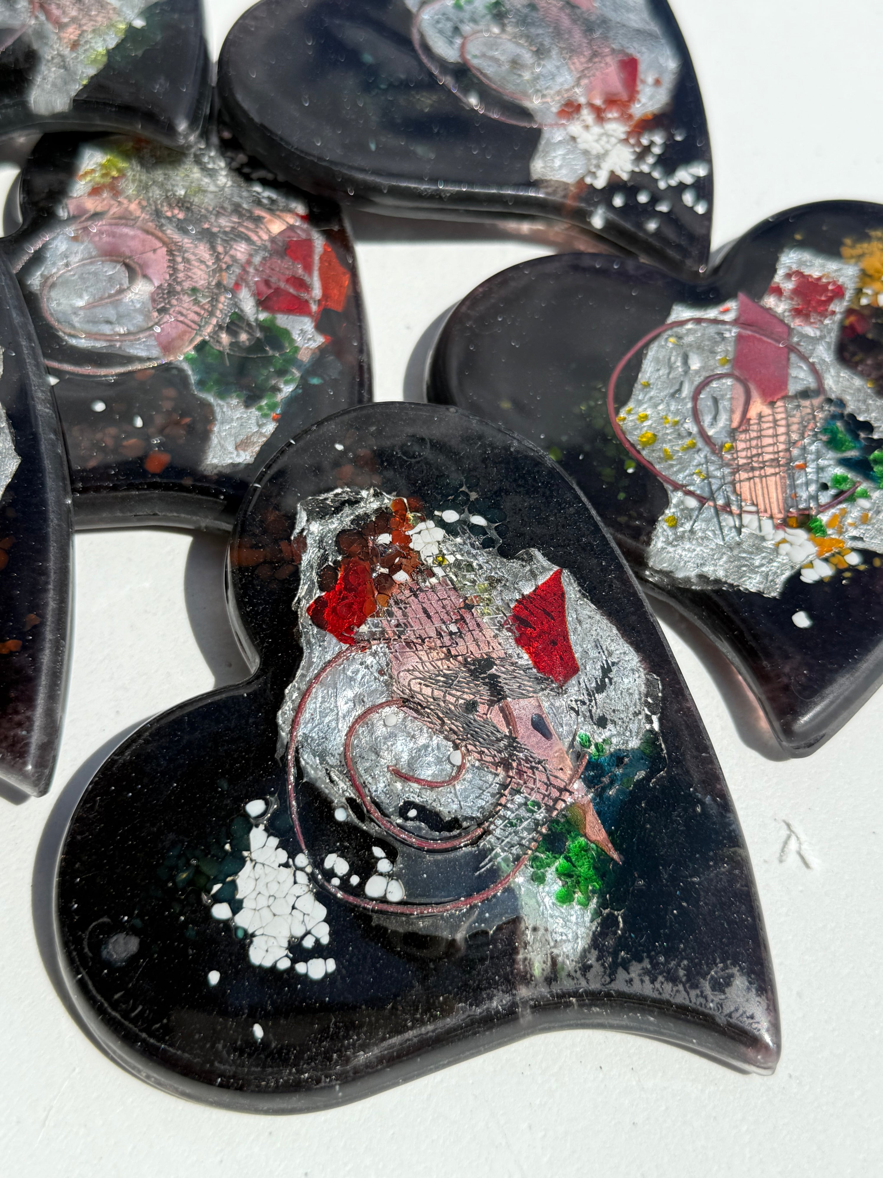 Opera Black Heart Coaster