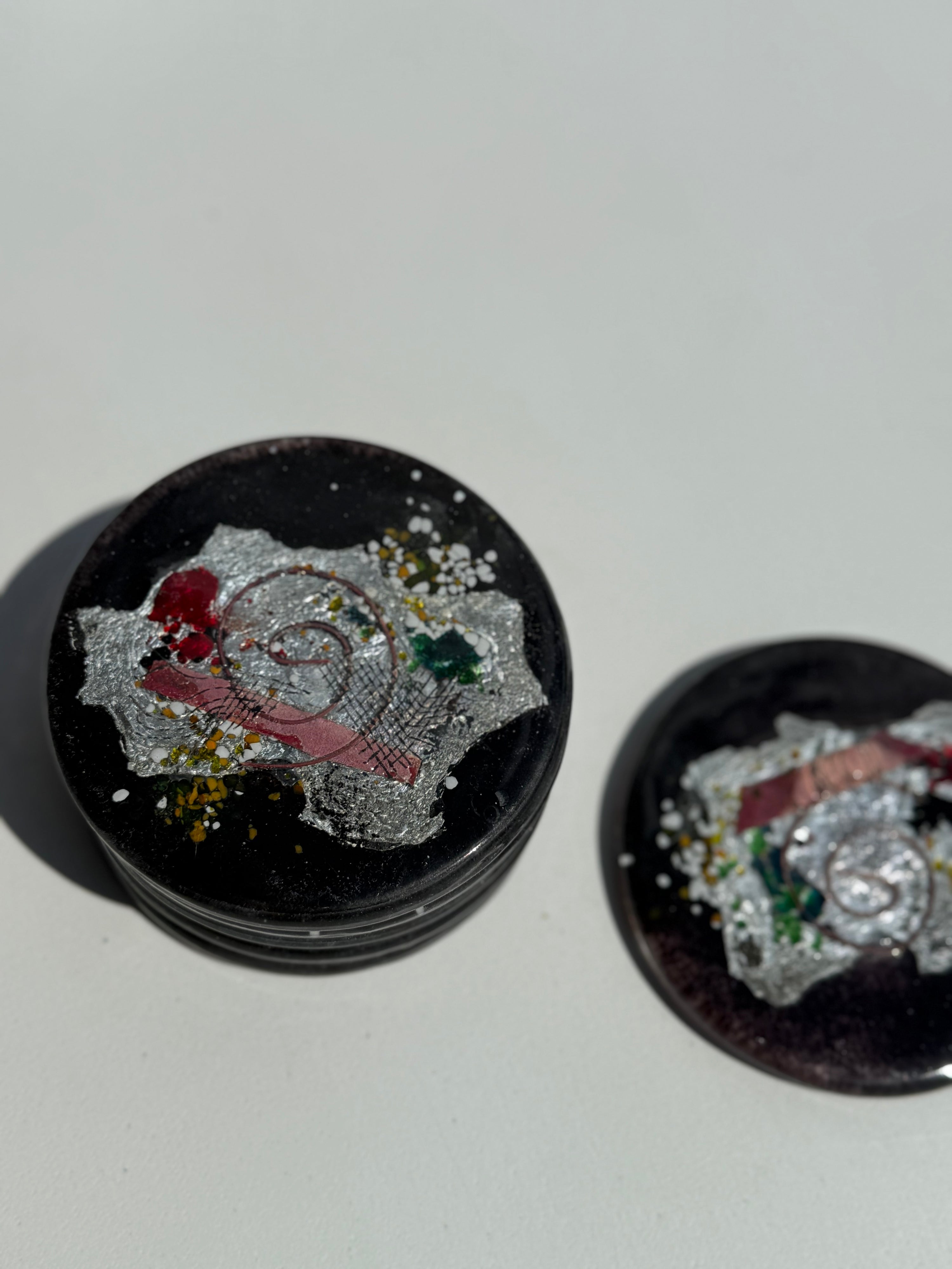 Opera Black Coasters (Round)