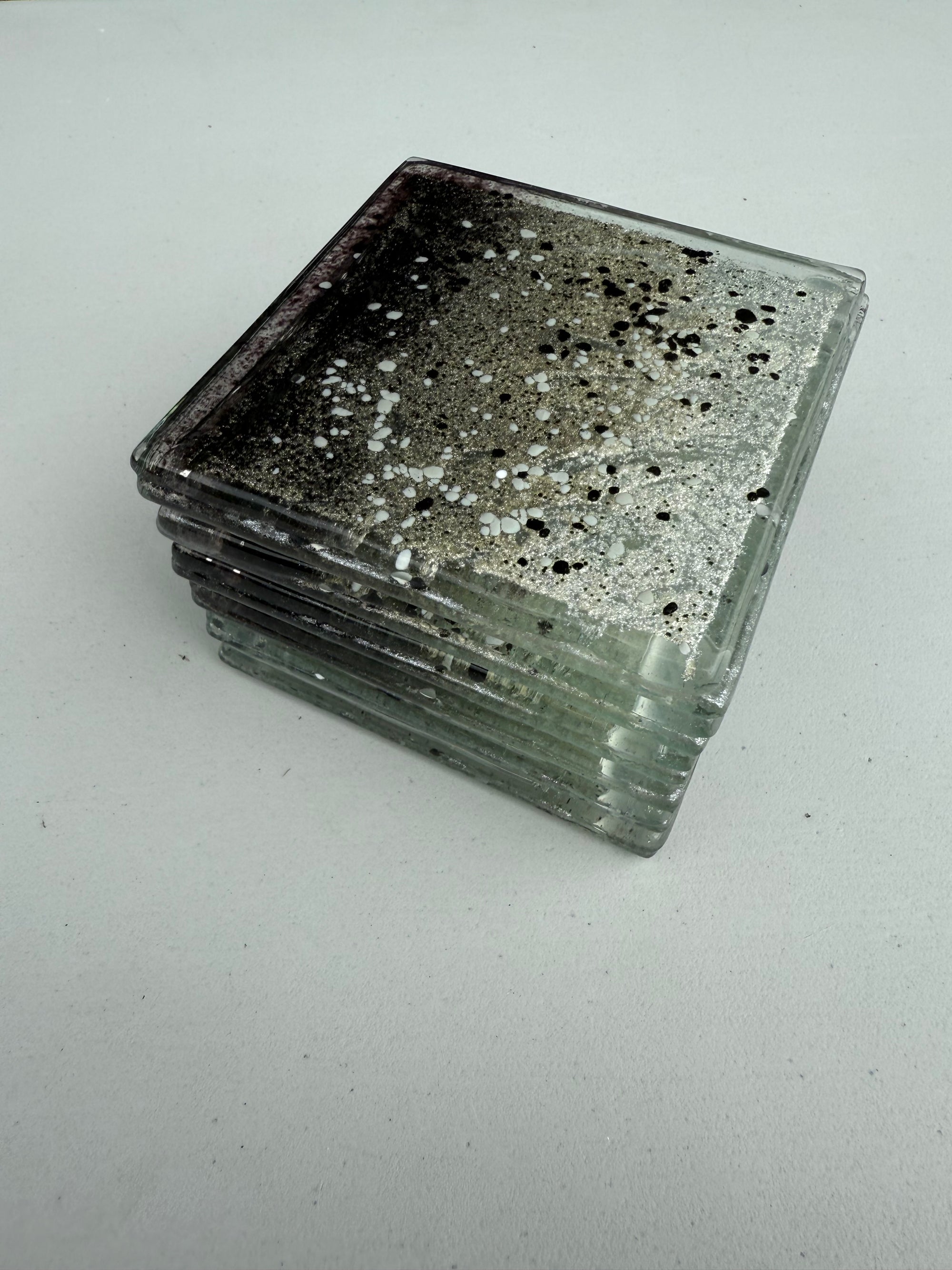 Silver, Grey & Platinum Coaster (Square)