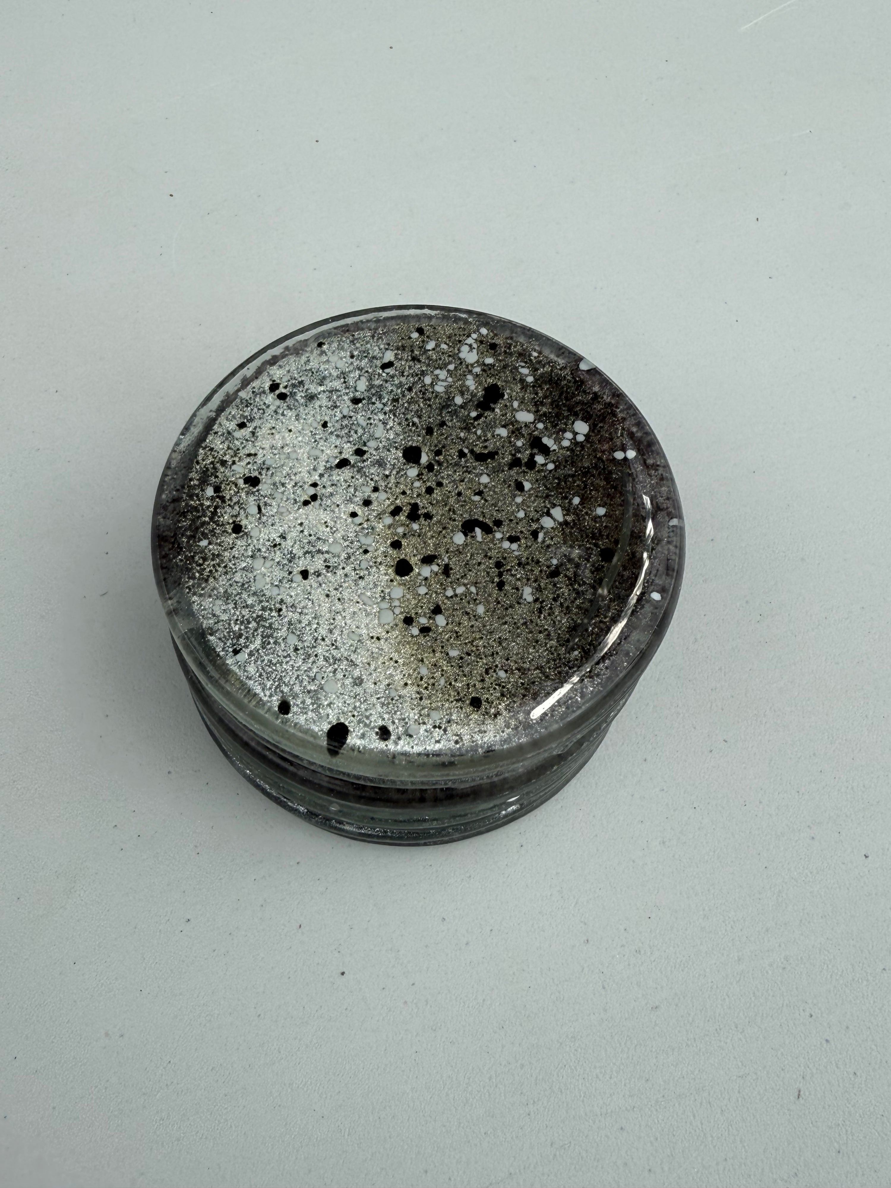 Silver, Grey & Platinum Coaster (Round)
